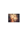 Classic 14x10 inches mouse pad with abstract nebula swirl and scattered starburst pattern.