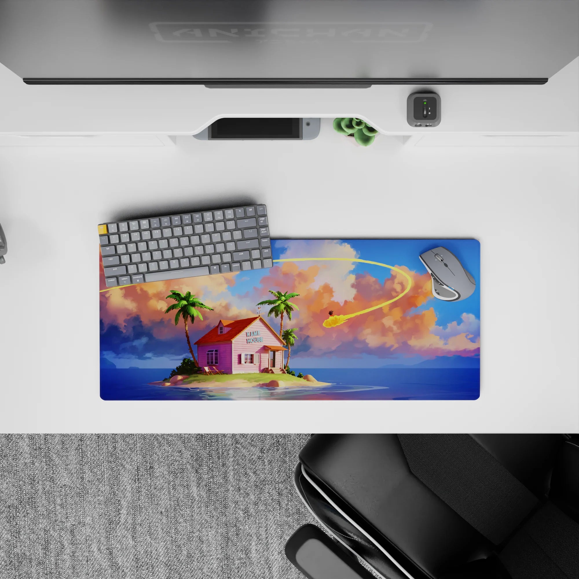 Dragon Ball Deskmat | Mousepad | Deskpad - Kame House - AniChan