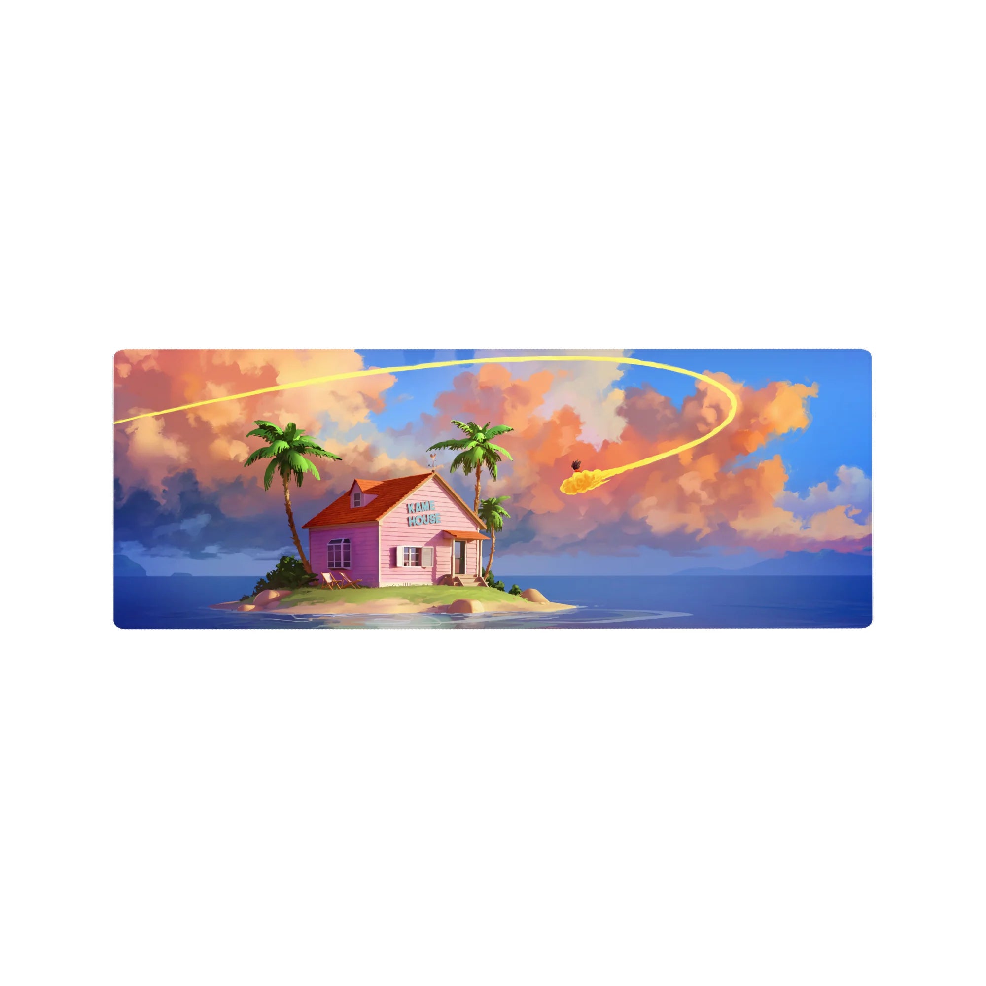 Dragon Ball Deskmat | Mousepad | Deskpad - Kame House - AniChan