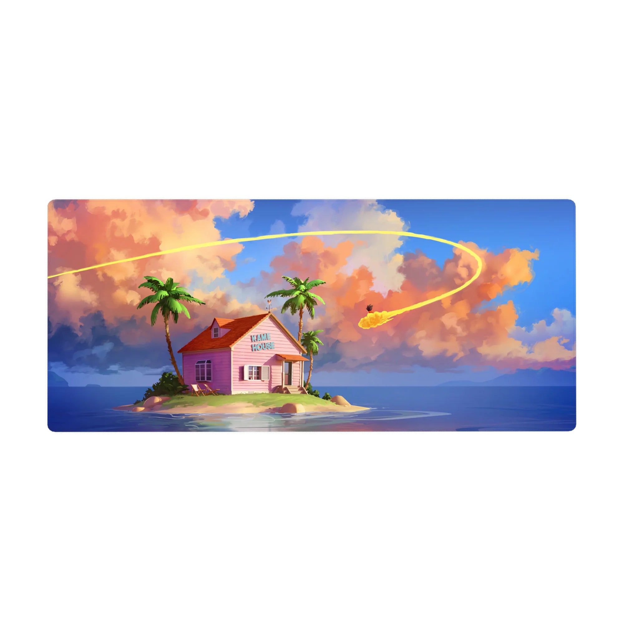 Dragon Ball Deskmat | Mousepad | Deskpad - Kame House - AniChan