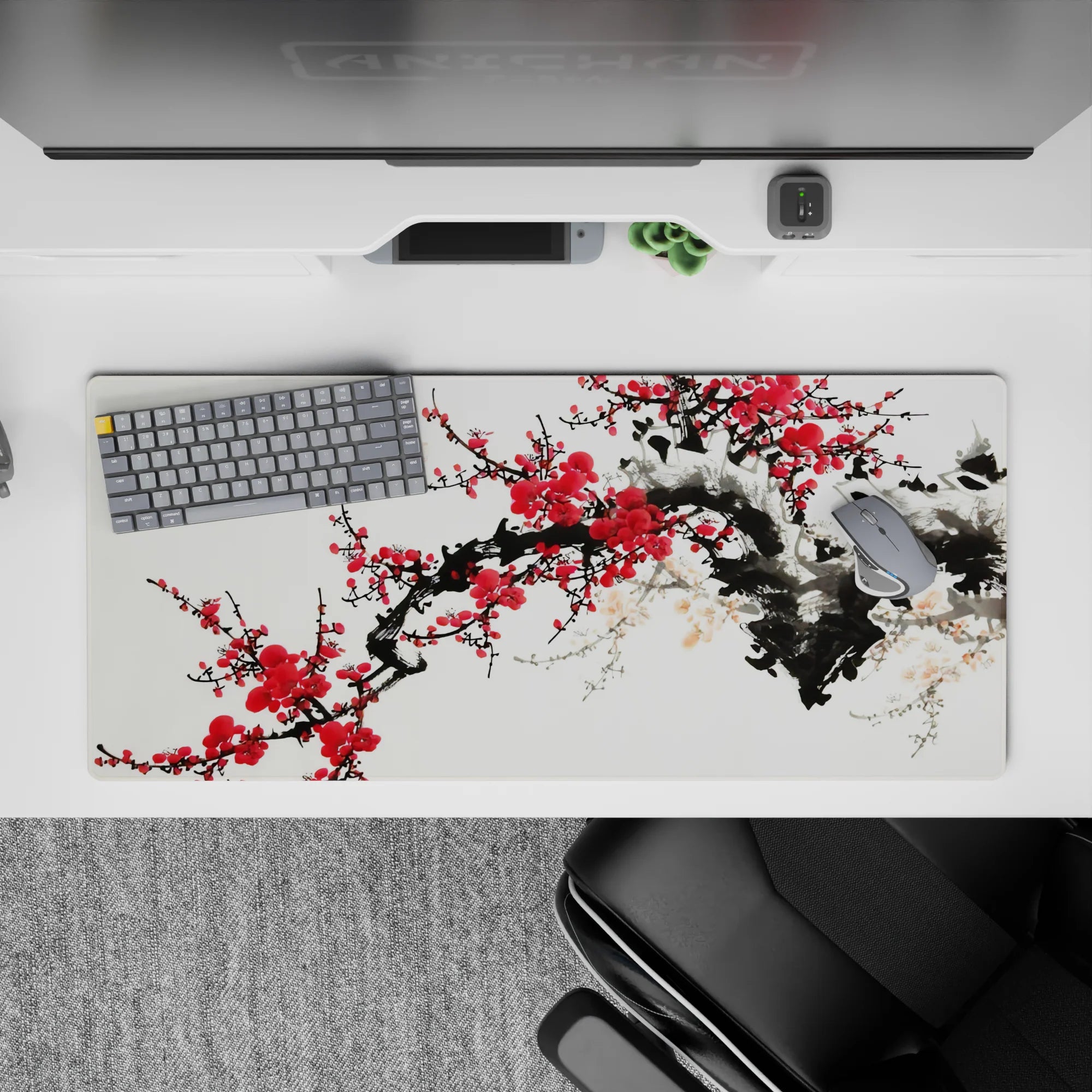 Zen-Japan Deskmat | Mousepad | Deskpad - Winter Bloom - AniChan