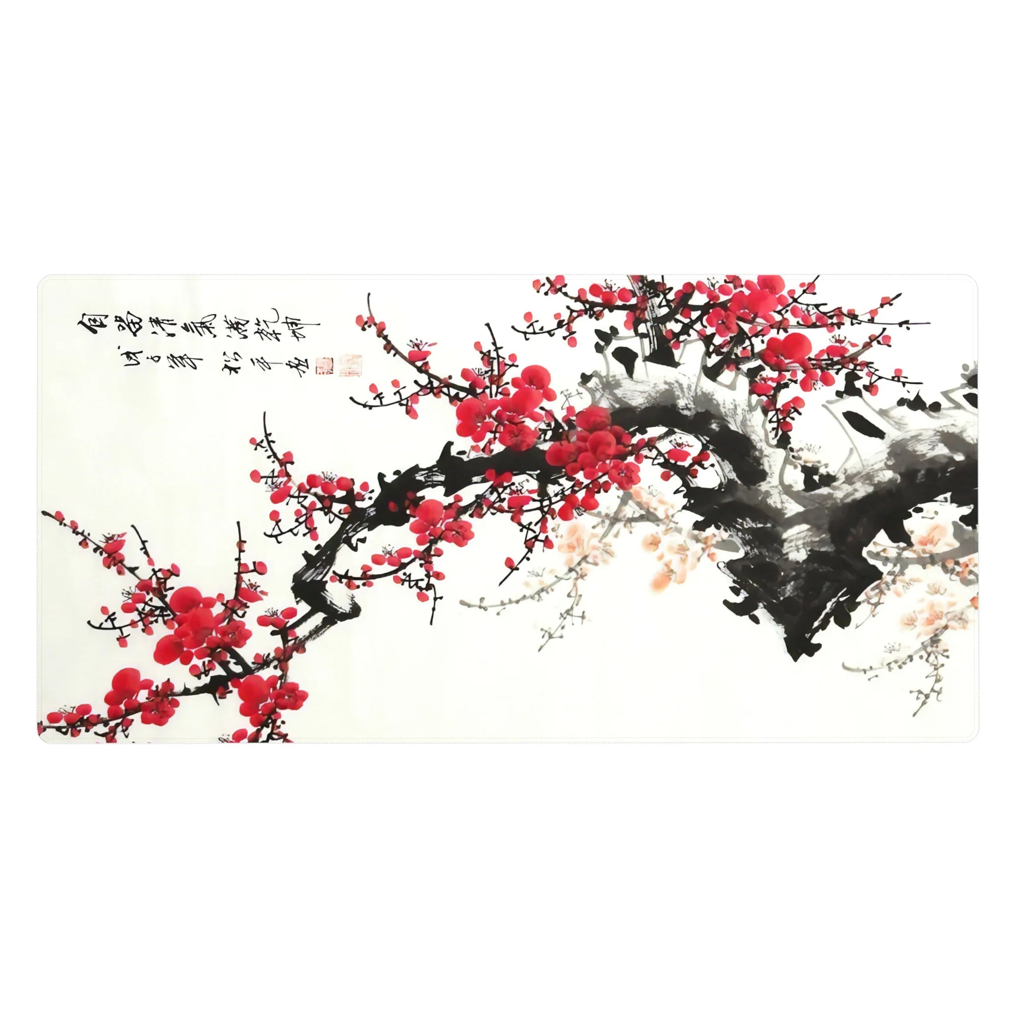 Zen-Japan Deskmat | Mousepad | Deskpad - Winter Bloom - AniChan