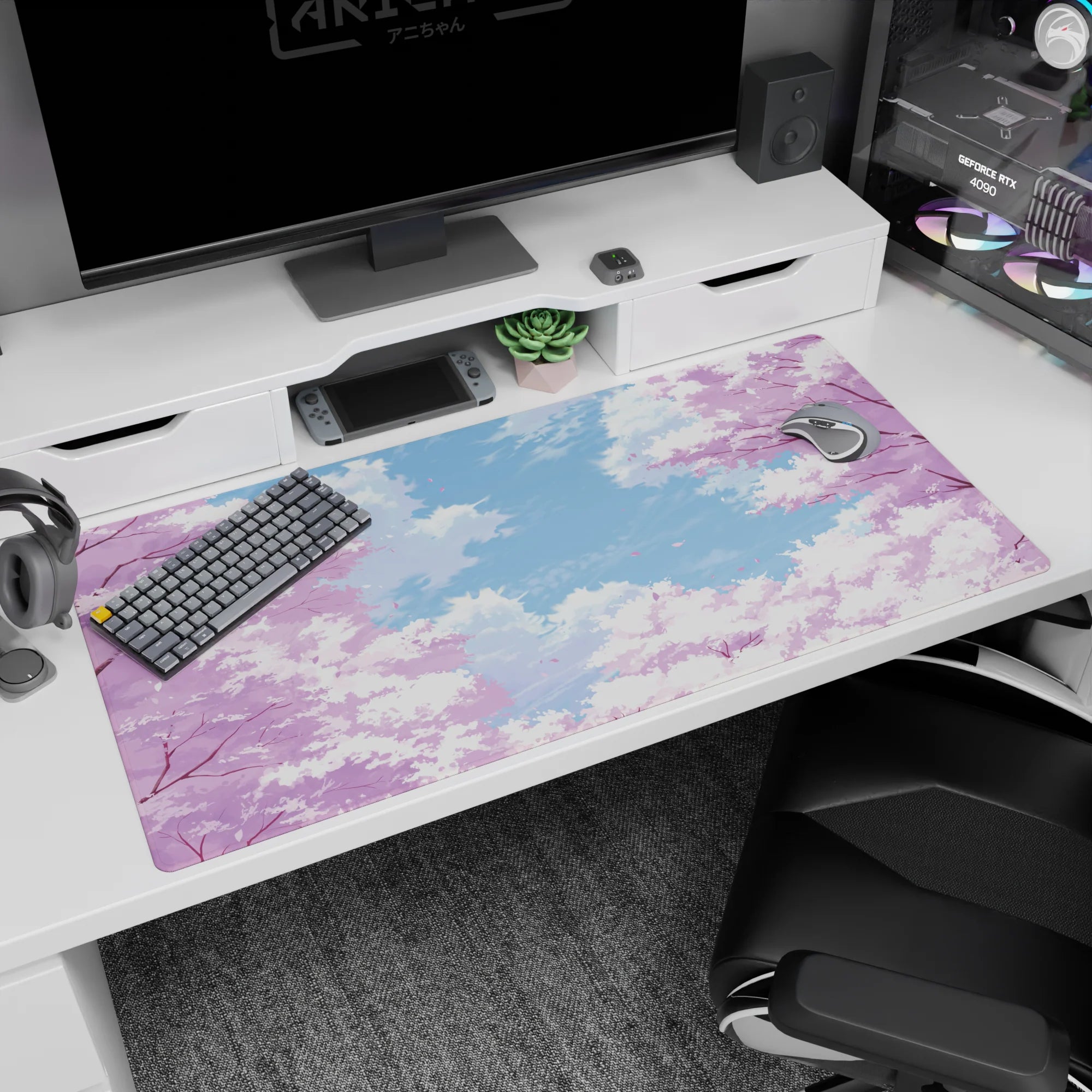 Zen-Japan Deskmat | Mousepad | Deskpad - Blossom Breeze - AniChan