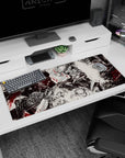 Berserk Deskmat | Mousepad | Deskpad - Fury Unleashed - AniChan