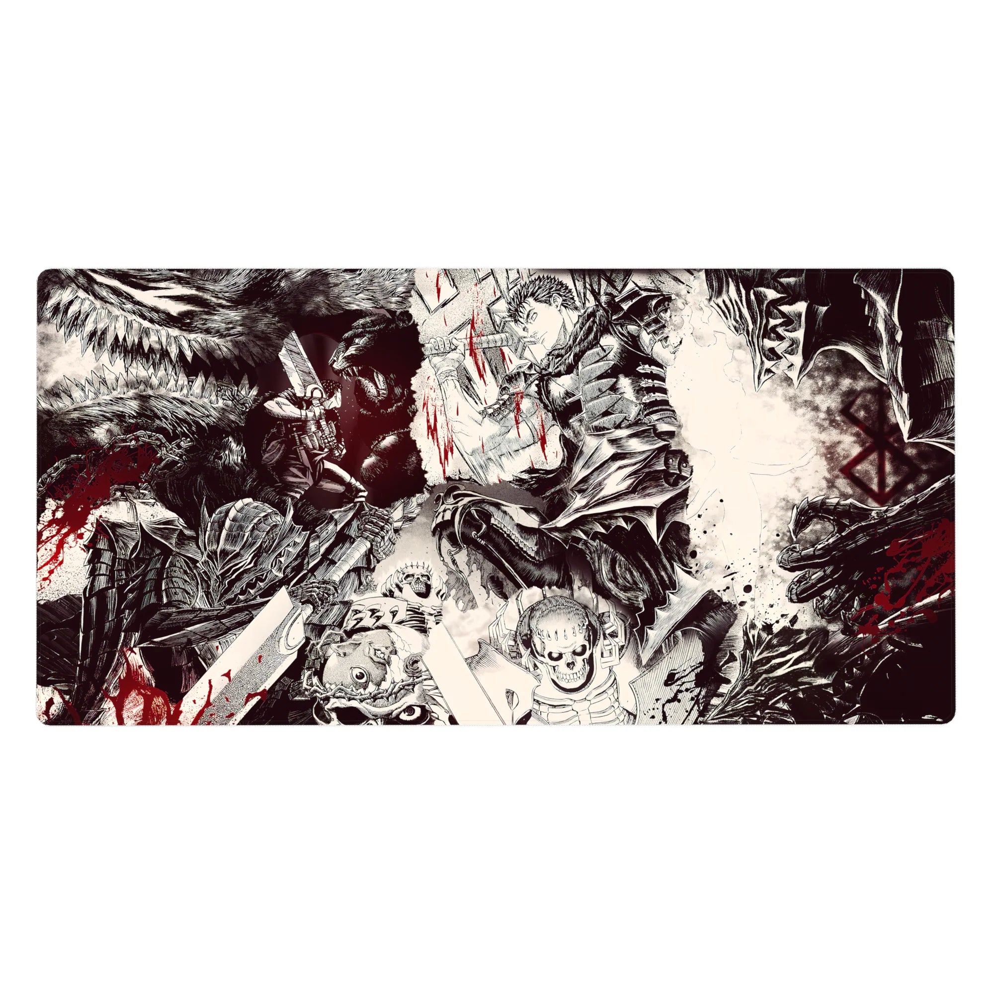 Berserk Deskmat | Mousepad | Deskpad - Fury Unleashed - AniChan