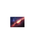 Classic 14x10 inches mouse pad with a dreamy galaxy nebula swirl and star-speckled space design.