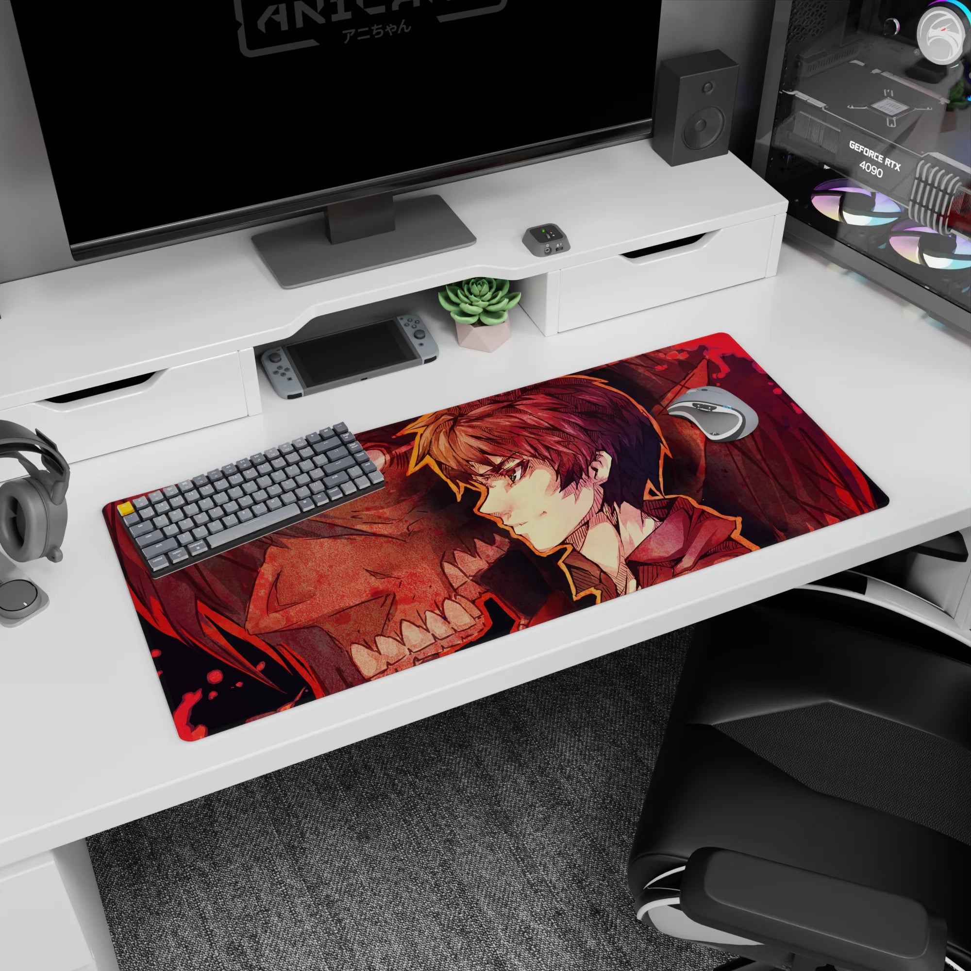 Attack on Titan - Anime Mouse Pad and Desk Pad - Eren’s Titan Awakening - AniChan