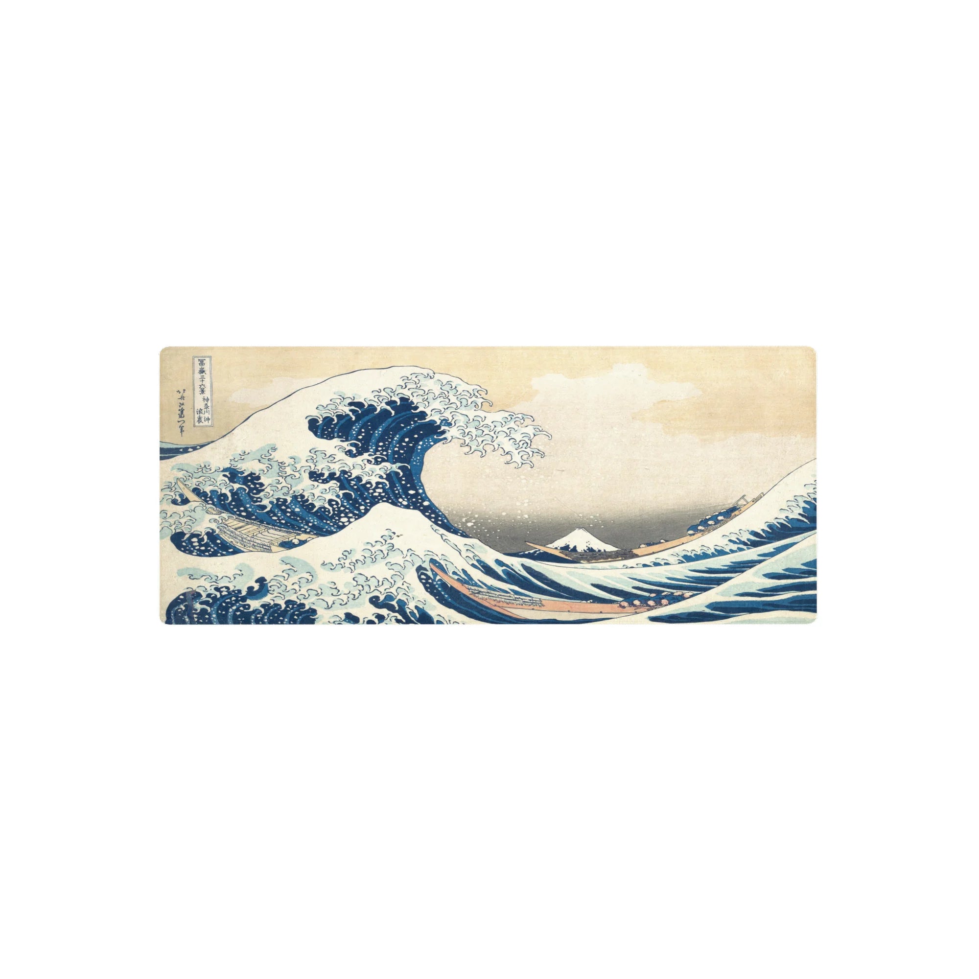 Zen-Japan Deskmat | Mousepad | Deskpad - Great Wave Harmony - AniChan