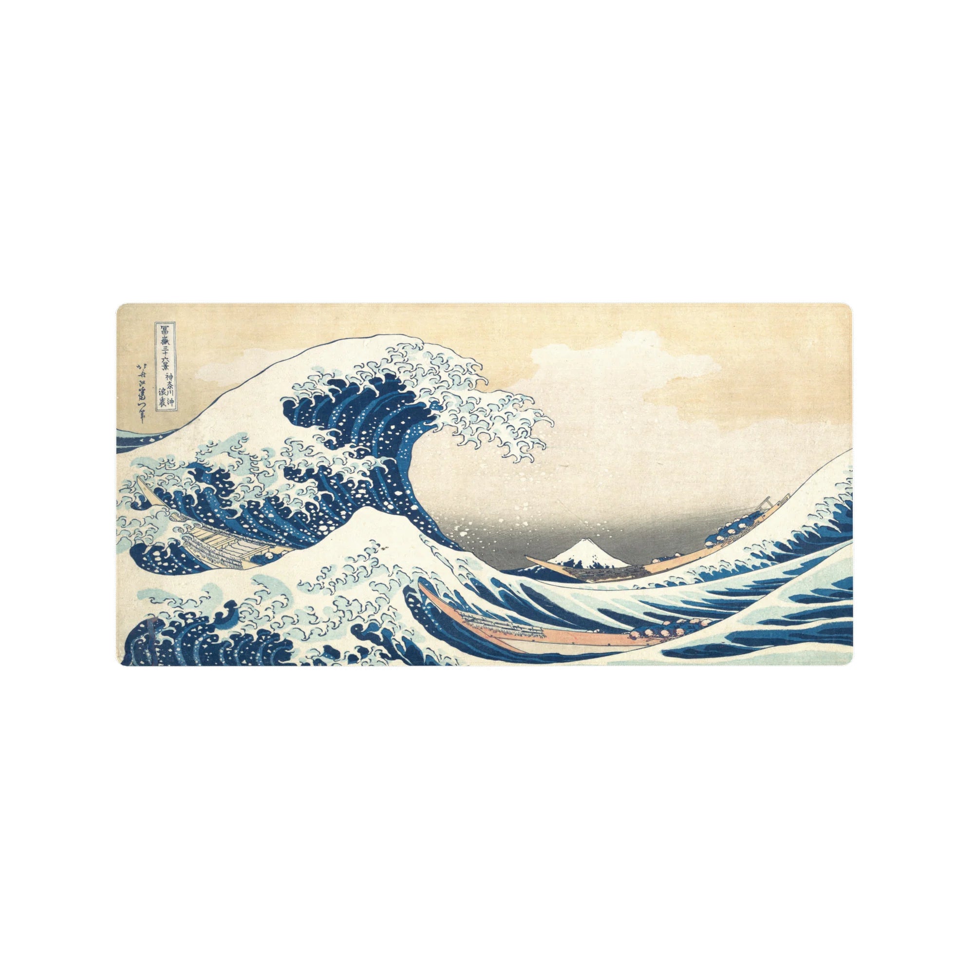 Zen-Japan Deskmat | Mousepad | Deskpad - Great Wave Harmony - AniChan