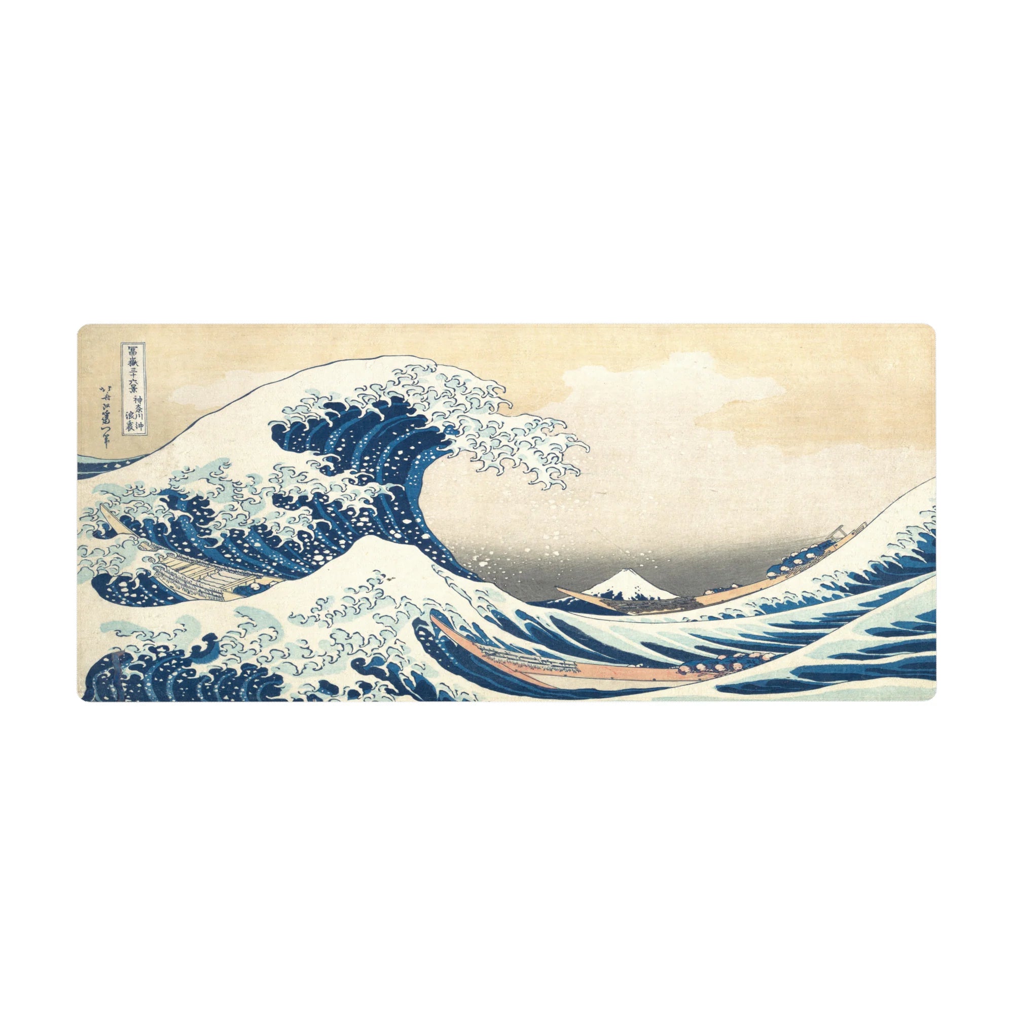 Zen-Japan Deskmat | Mousepad | Deskpad - Great Wave Harmony - AniChan