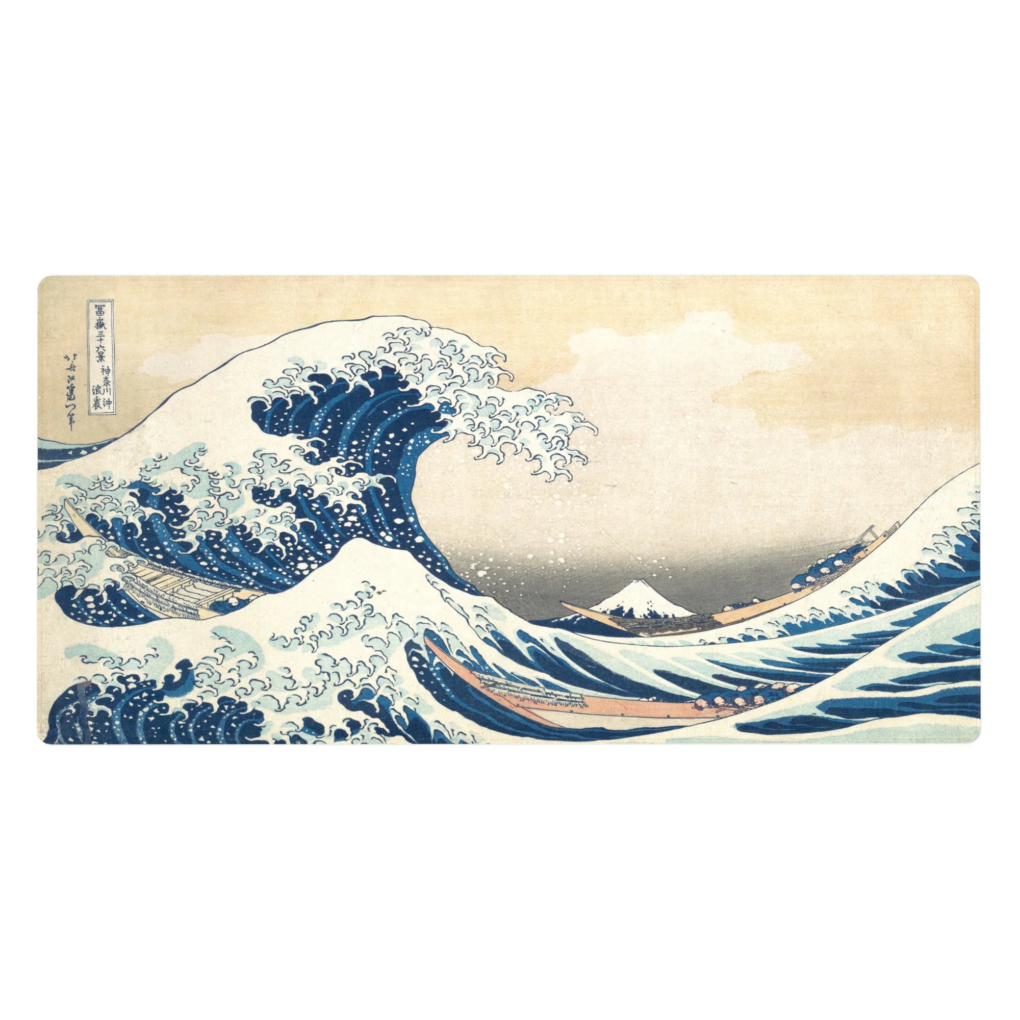 Zen-Japan Deskmat | Mousepad | Deskpad - Great Wave Harmony - AniChan