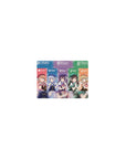 14x10 inches classic anime girl mouse pad with café poster lineup of Cocoa, Chino, Rize, Chiya, Syaro.
