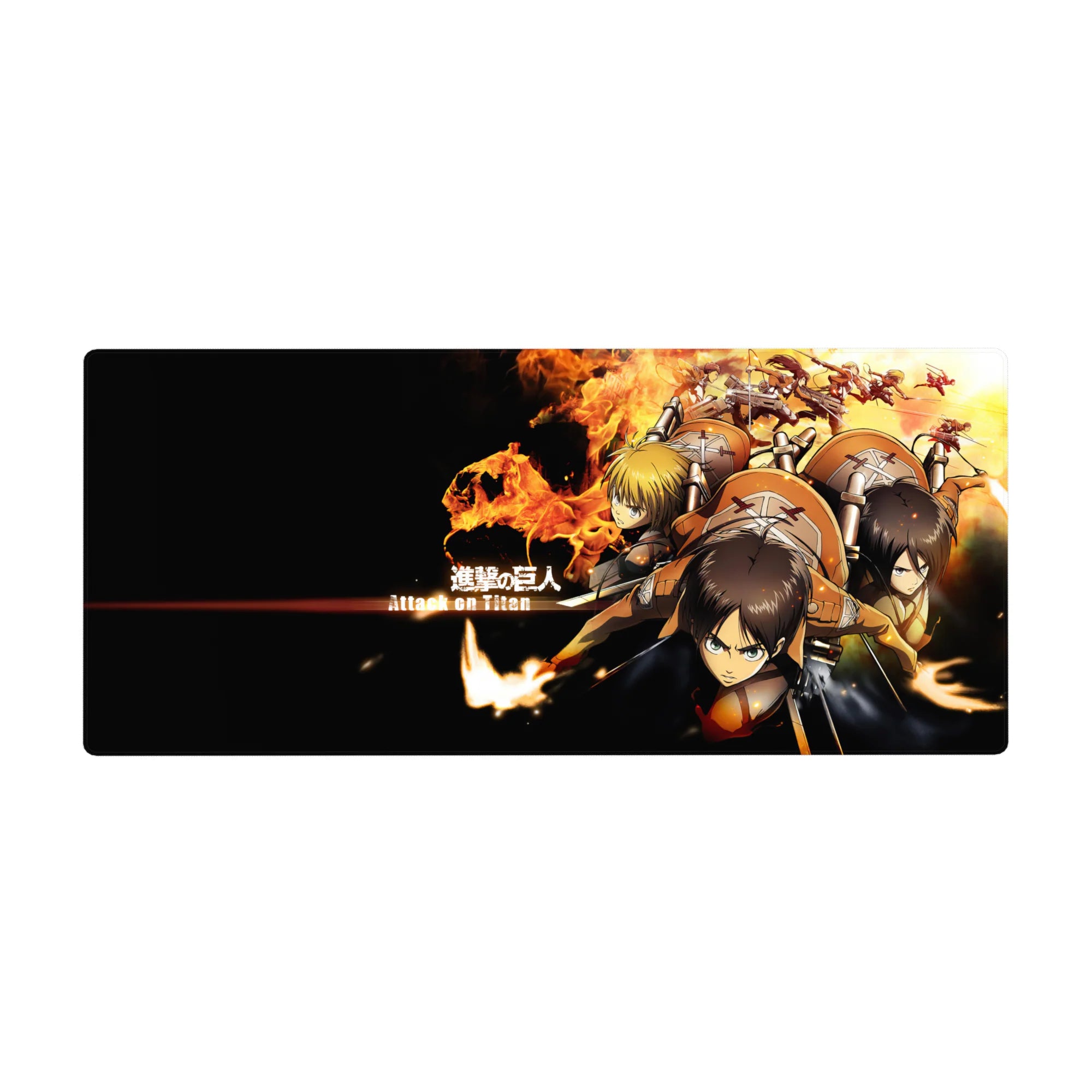 Attack on Titan - Anime Mouse Pad and Desk Pad - Survey Corps Charge - AniChan