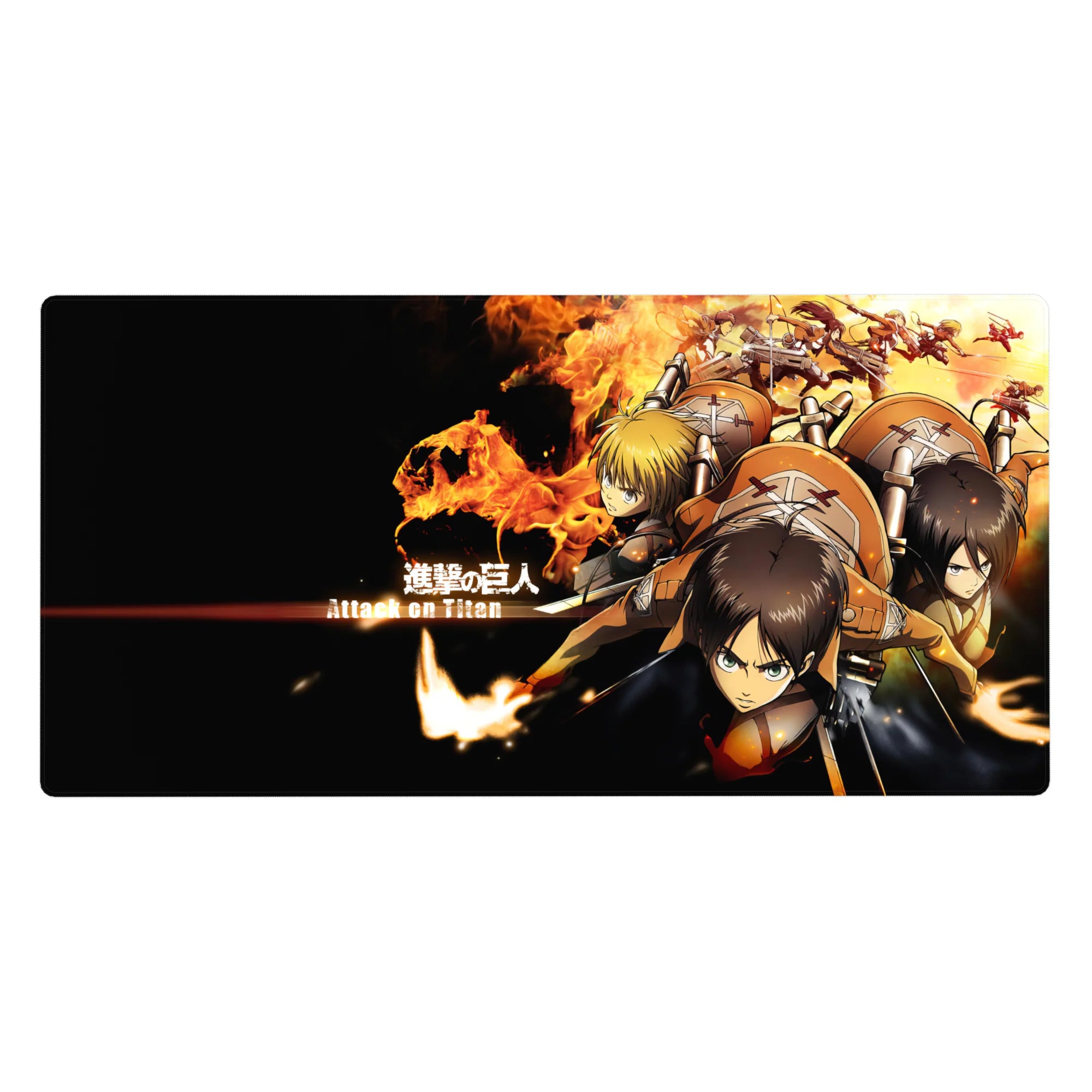 Attack on Titan - Anime Mouse Pad and Desk Pad - Survey Corps Charge - AniChan