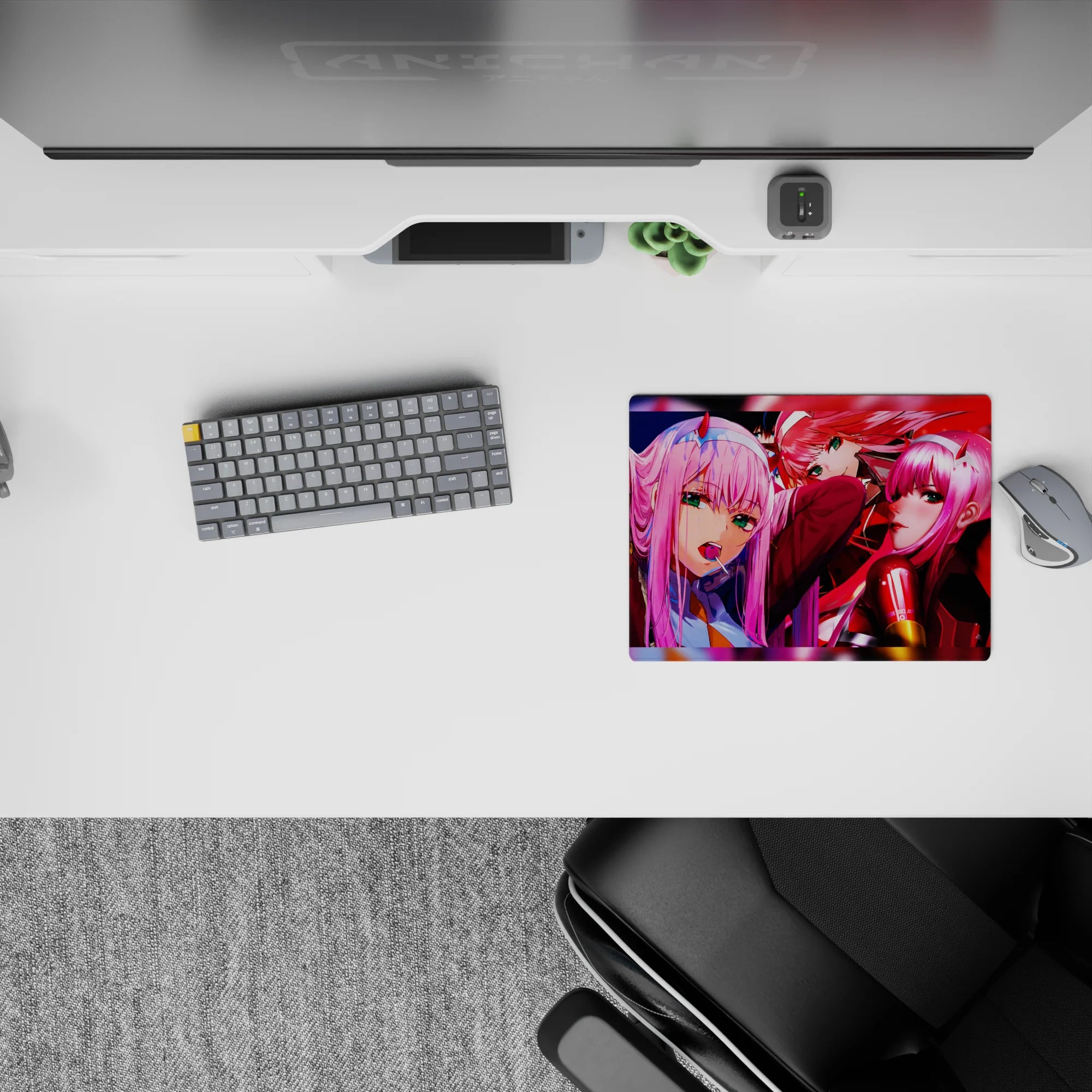 Darling In The Franxx - Anime Mouse Pad and Desk Pad - Crimson Authority - AniChan