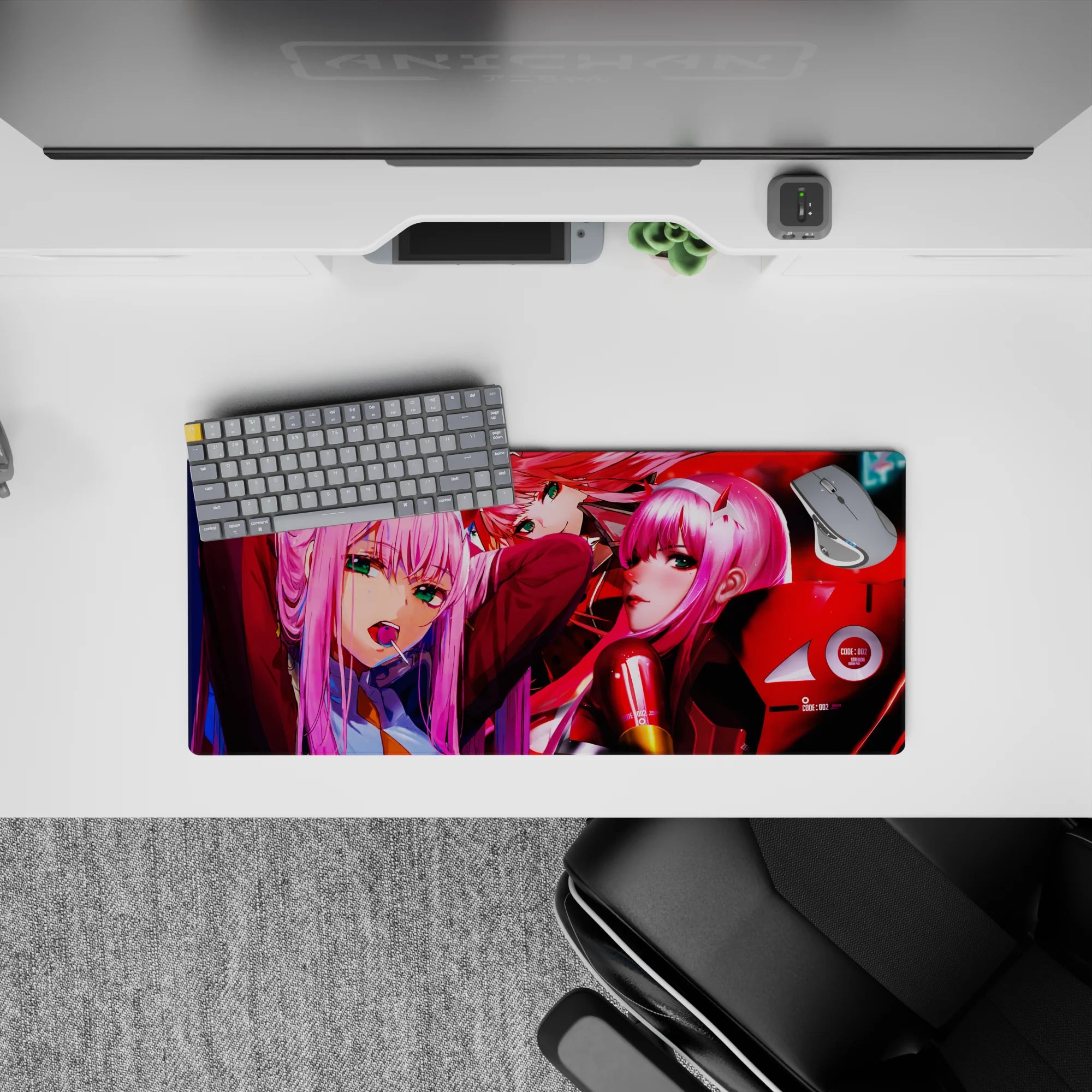 Darling In The Franxx - Anime Mouse Pad and Desk Pad - Crimson Authority - AniChan