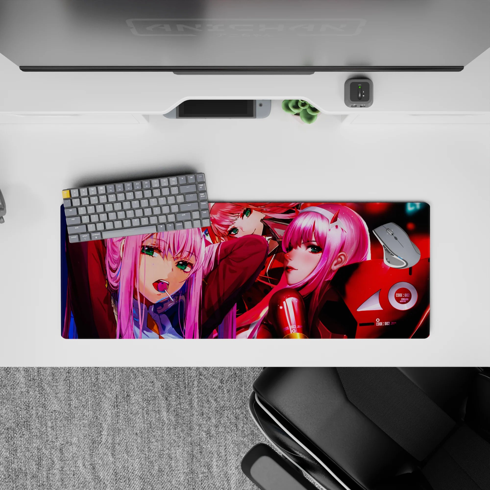 Darling In The Franxx - Anime Mouse Pad and Desk Pad - Crimson Authority - AniChan