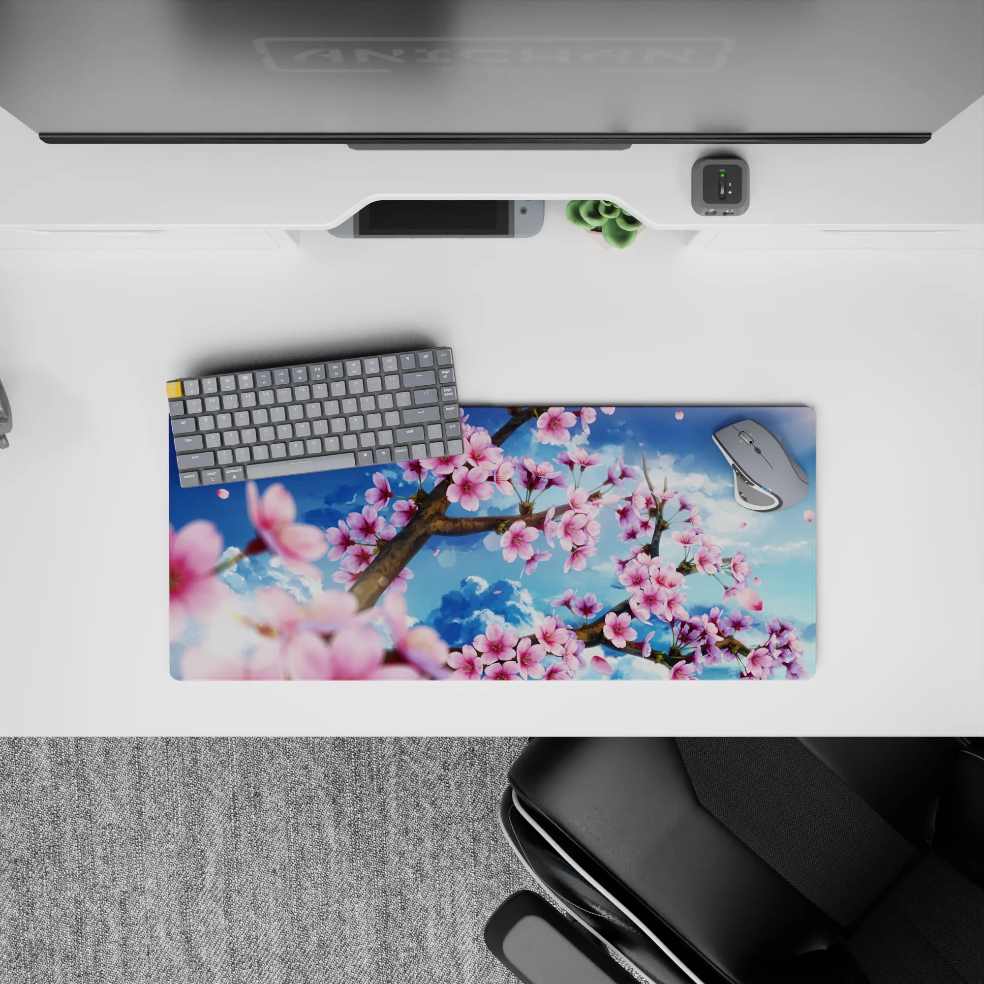 Zen-Japan Deskmat | Mousepad | Deskpad - Sakura Spring Bliss - AniChan