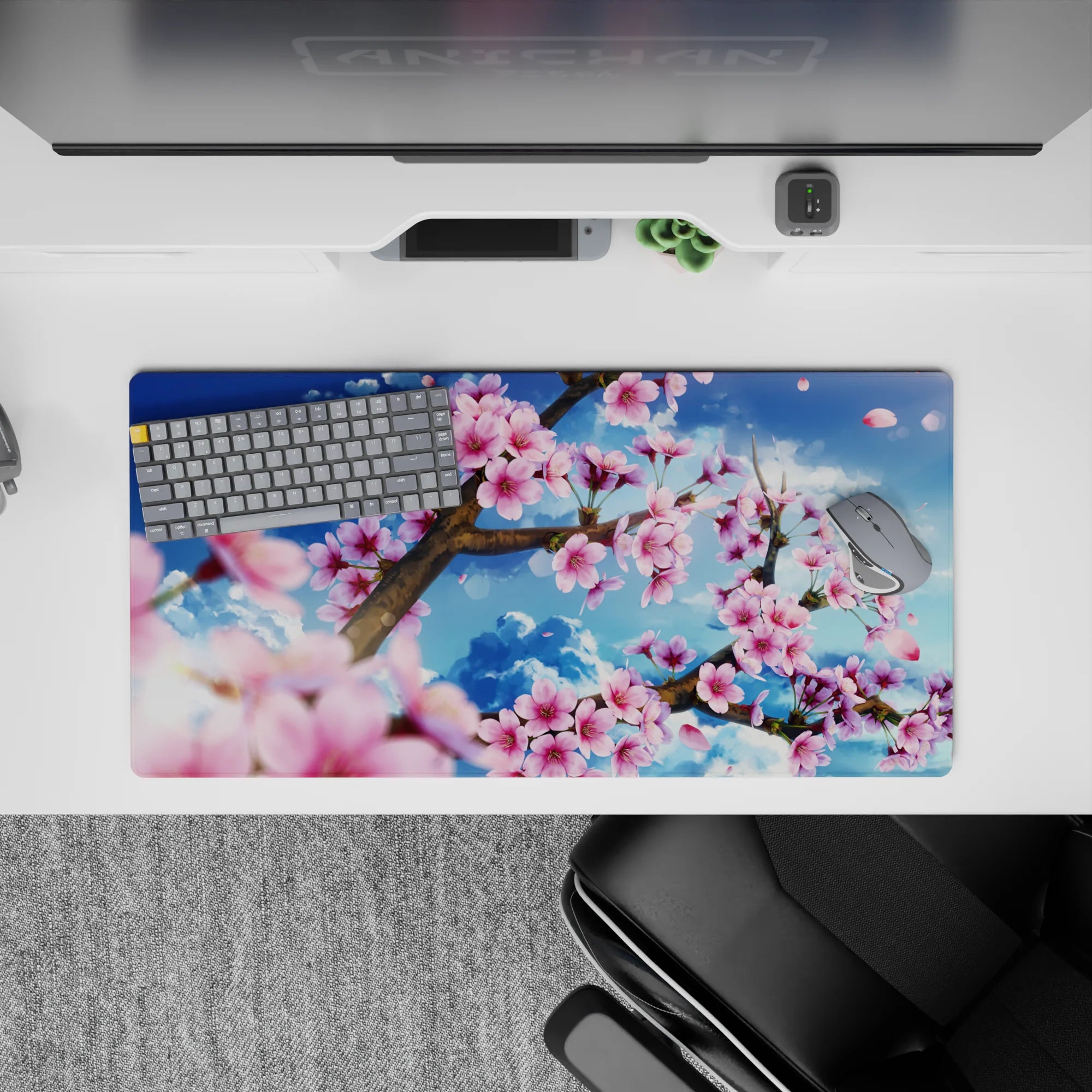 Zen-Japan Deskmat | Mousepad | Deskpad - Sakura Spring Bliss - AniChan