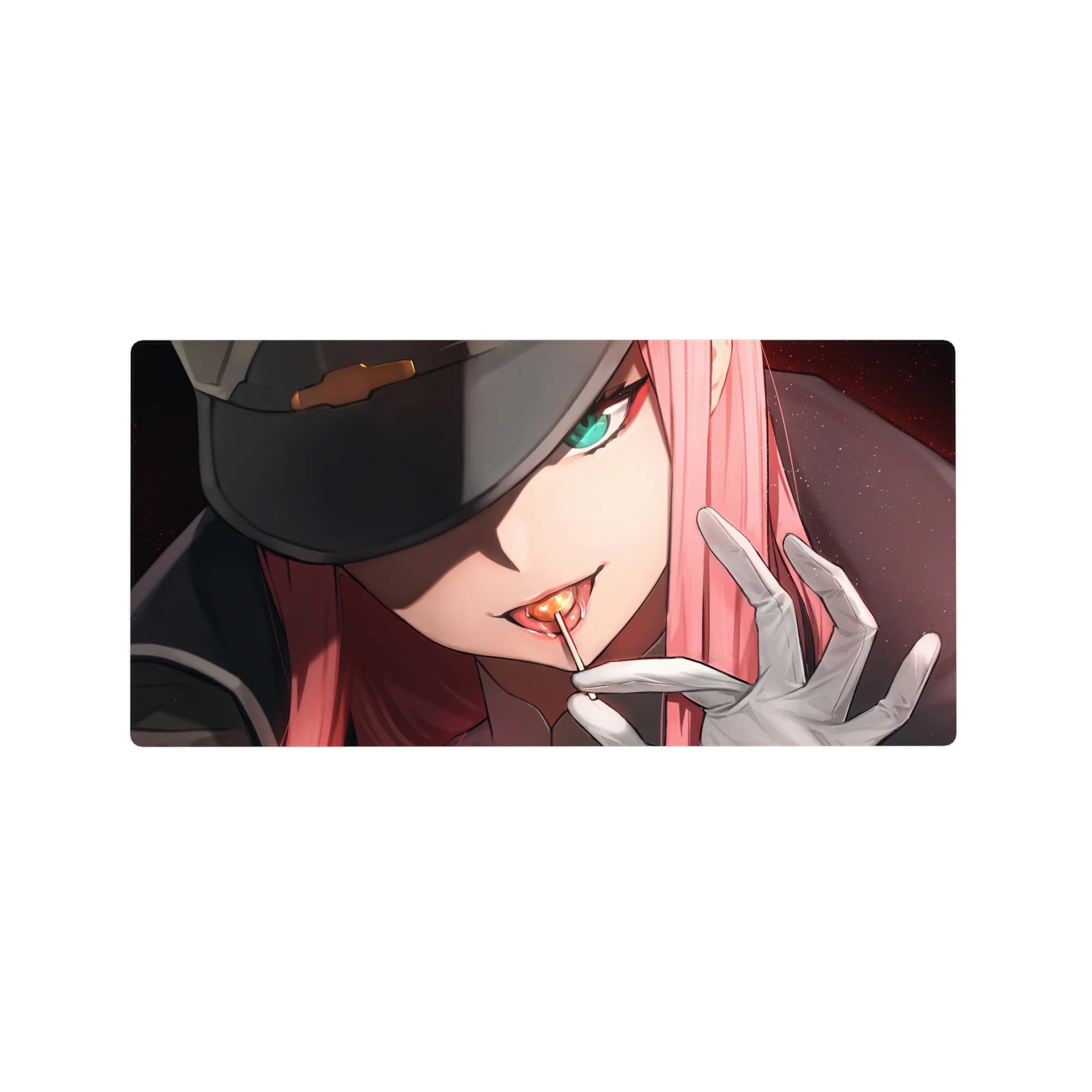 Darling In The Franxx - Anime Mouse Pad and Desk Pad - Commander&#39;s Glare - AniChan