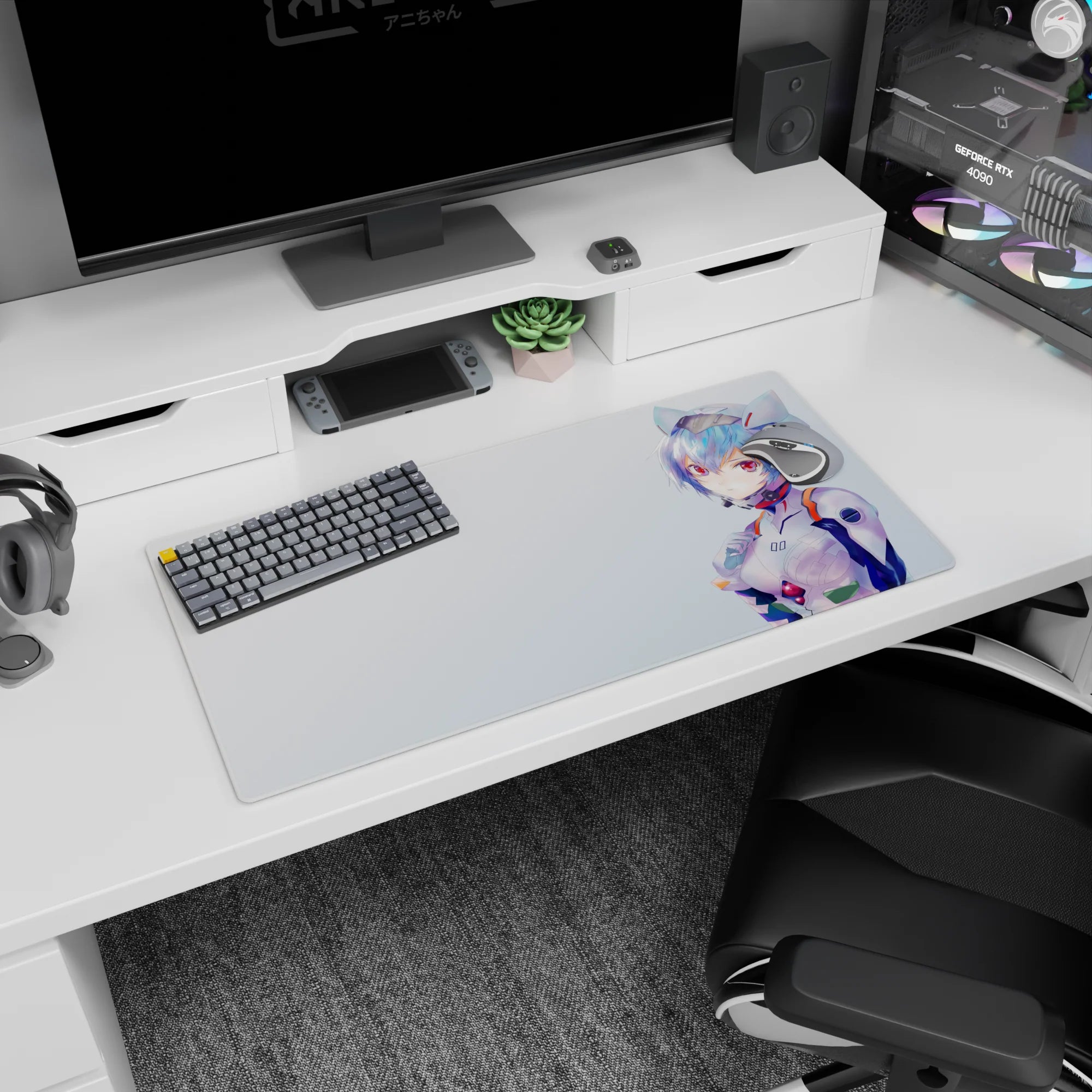 Evangelion - Anime Mouse Pad and Desk Pad - Cyber Reverie - AniChan