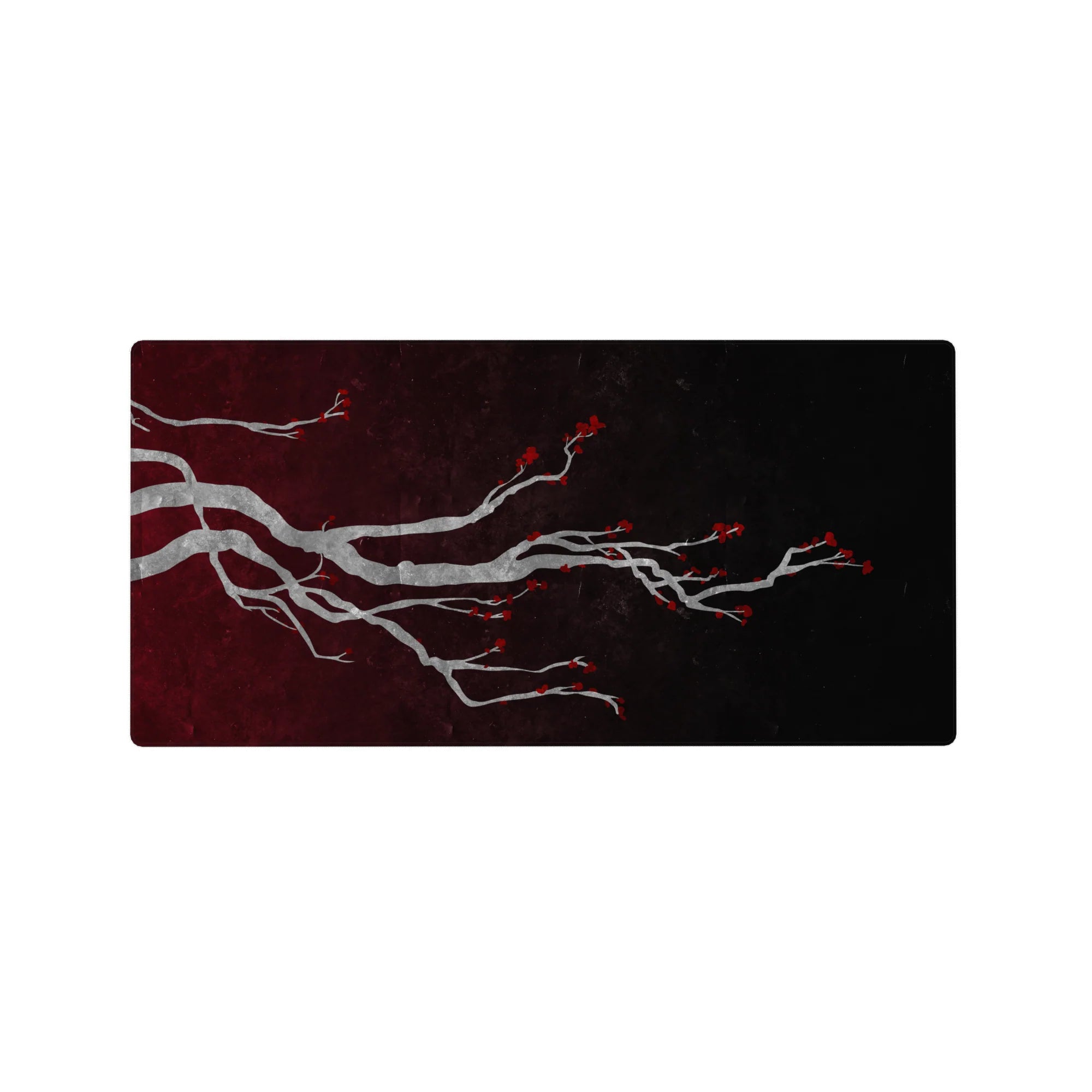 Zen-Japan Deskmat | Mousepad | Deskpad - Crimson Blossom Elegance - AniChan