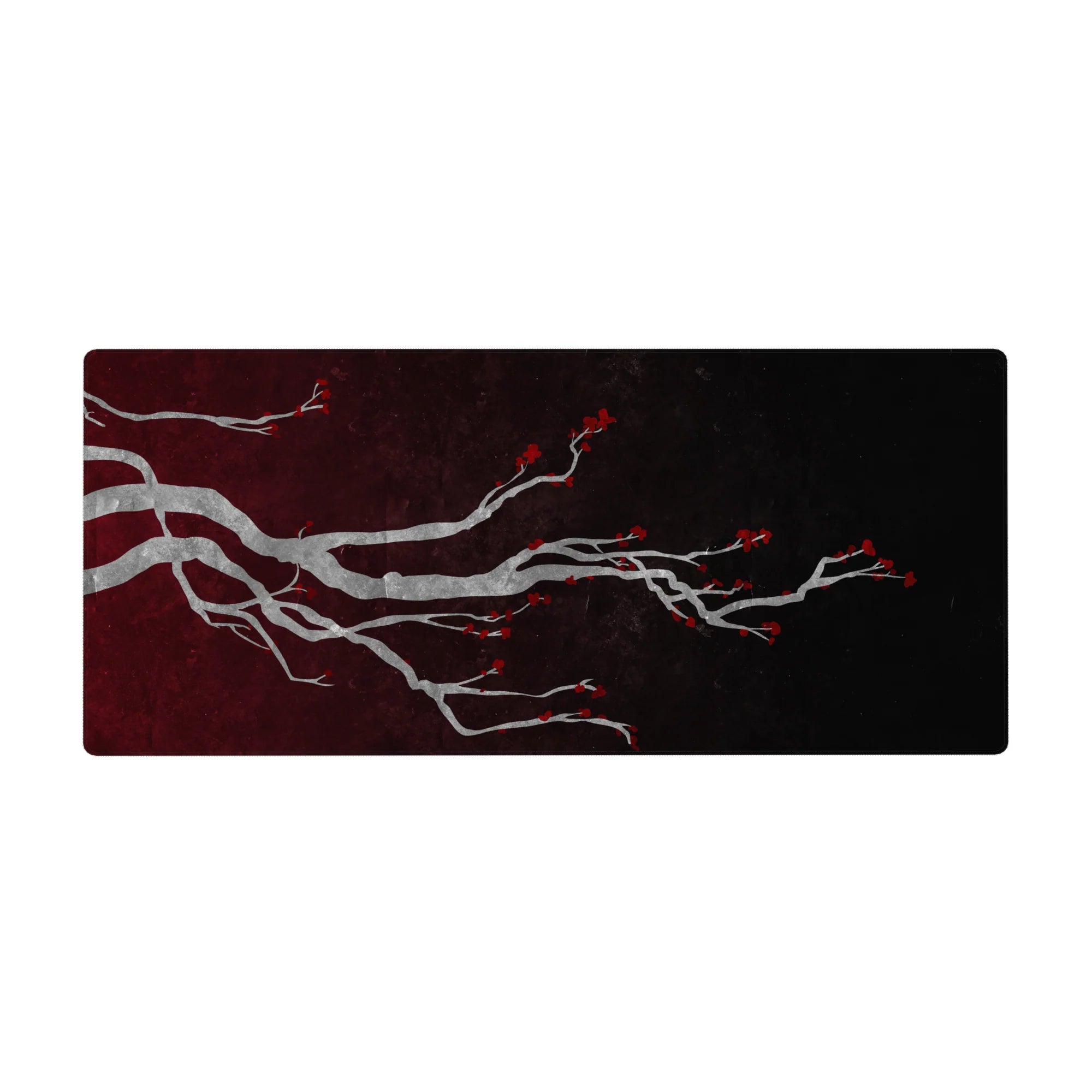 Zen-Japan Deskmat | Mousepad | Deskpad - Crimson Blossom Elegance - AniChan