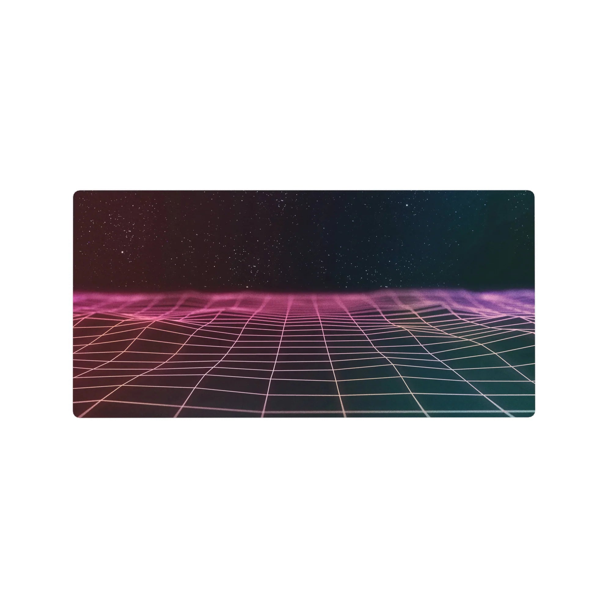 Retrowave - Vaporwave Deskmat | Mousepad | Deskpad - Horizon Grid - AniChan