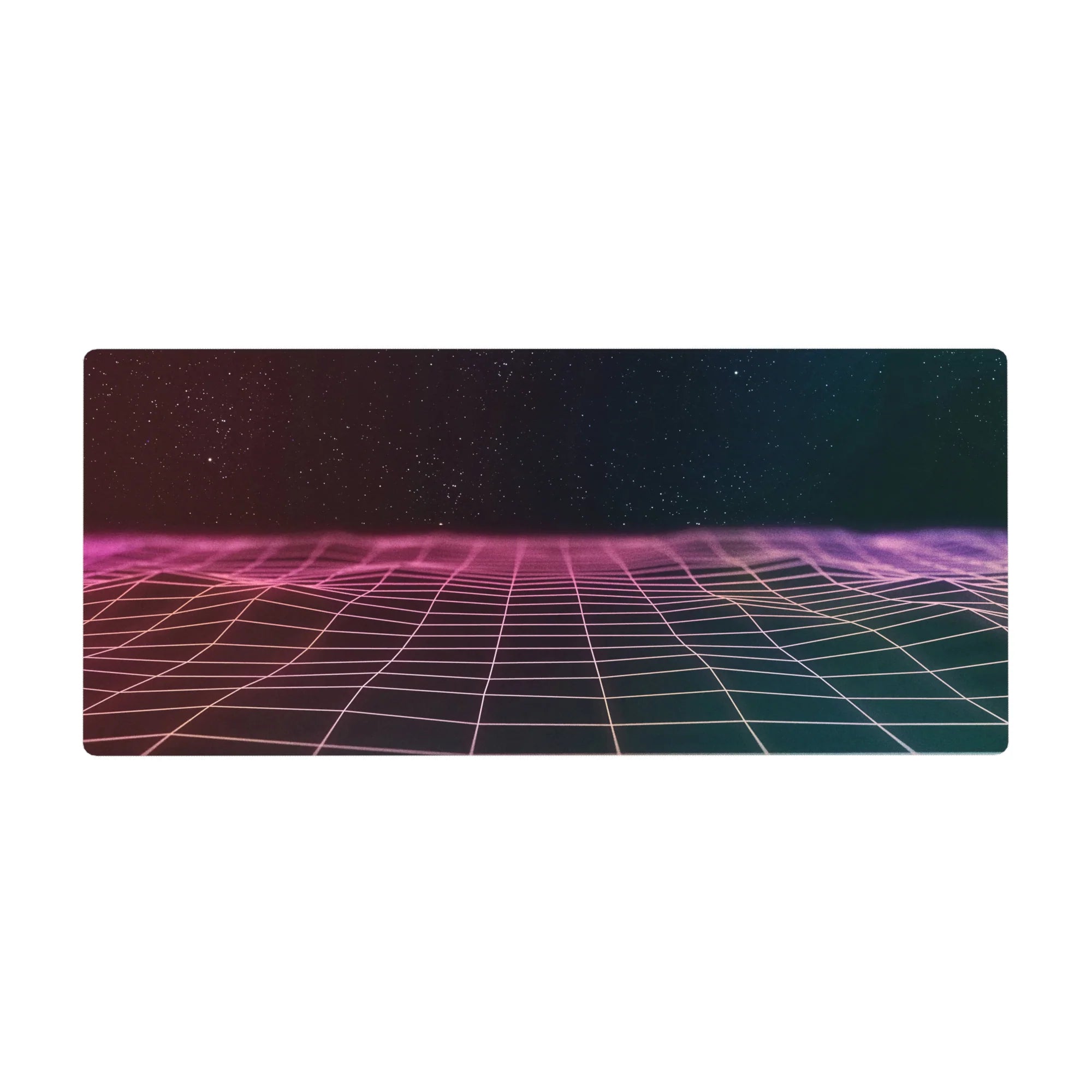 Retrowave - Vaporwave Deskmat | Mousepad | Deskpad - Horizon Grid - AniChan