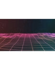 Retrowave - Vaporwave Deskmat | Mousepad | Deskpad - Horizon Grid - AniChan