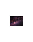 Galaxy nebula starfield classic mouse pad, 14x10 inches, smooth tracking desk accessory.