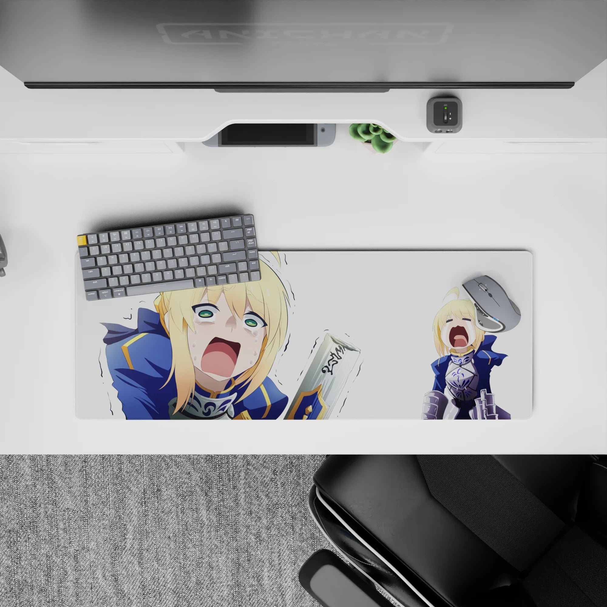 Fate Grand Order Deskmat | Mousepad | Deskpad - Crying Heroic Panic - AniChan