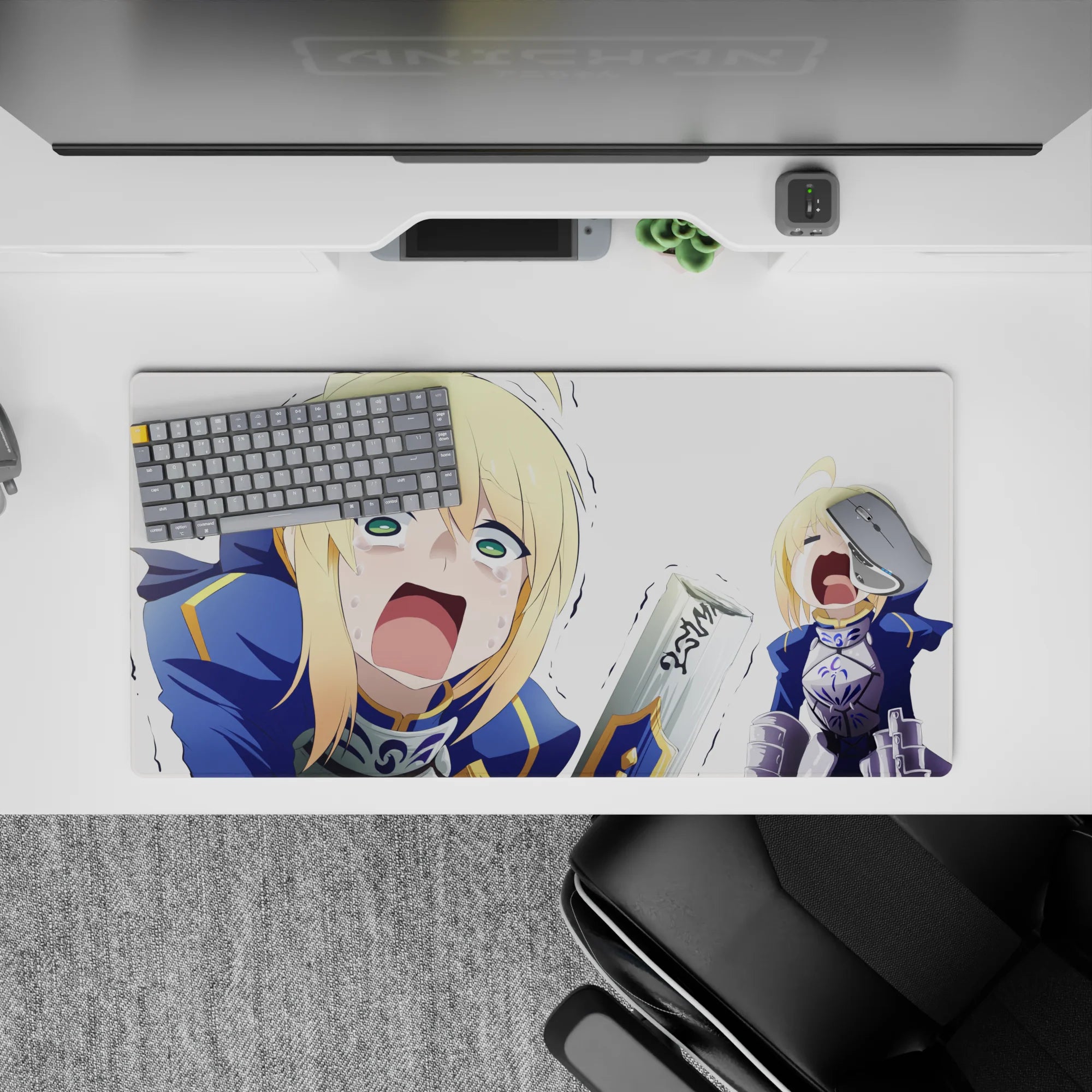 Fate Grand Order Deskmat | Mousepad | Deskpad - Crying Heroic Panic - AniChan