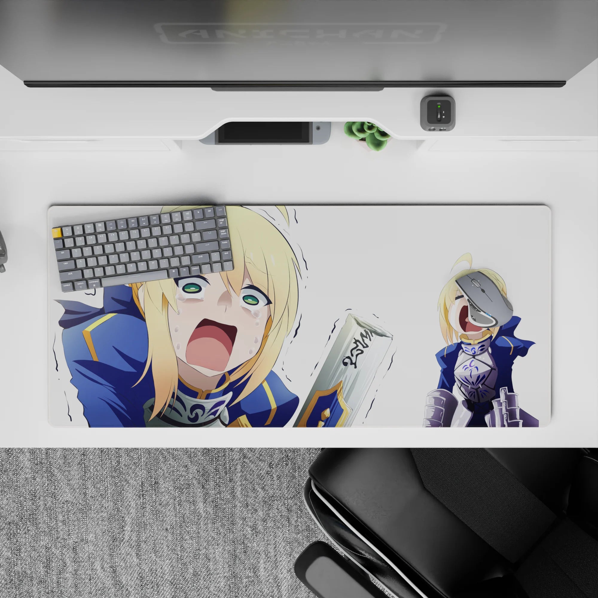 Fate Grand Order Deskmat | Mousepad | Deskpad - Crying Heroic Panic - AniChan