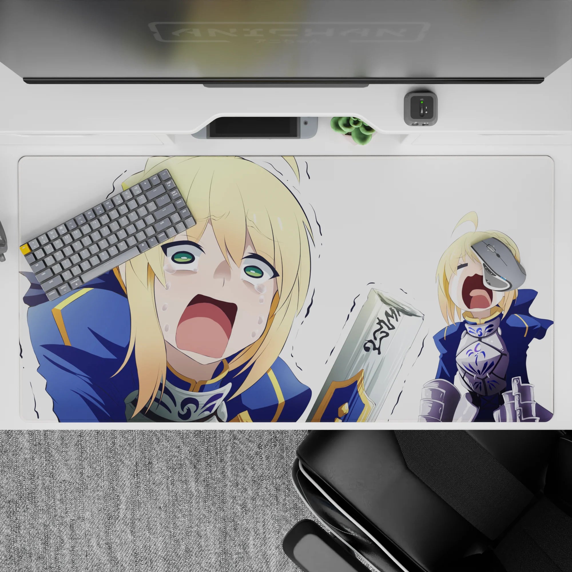 Fate Grand Order Deskmat | Mousepad | Deskpad - Crying Heroic Panic - AniChan