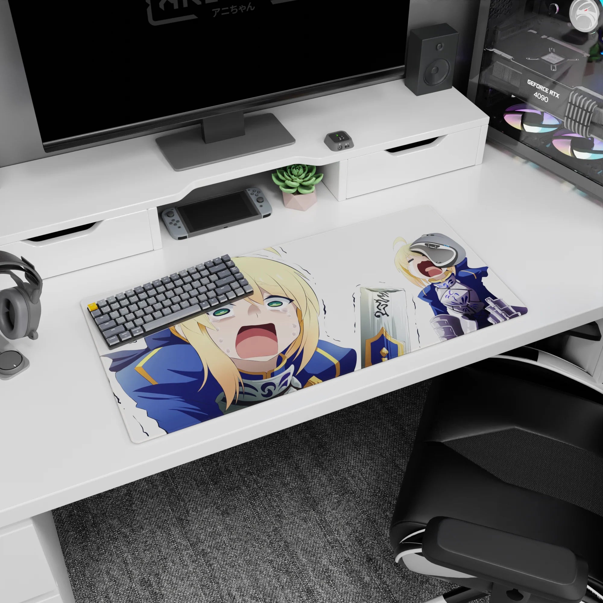 Fate Grand Order Deskmat | Mousepad | Deskpad - Crying Heroic Panic - AniChan