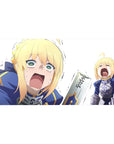 Fate Grand Order Deskmat | Mousepad | Deskpad - Crying Heroic Panic - AniChan