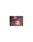 Classic 14x10 inches mouse pad with dreamy nebula swirls, inky shadows, and a bright glowing core.