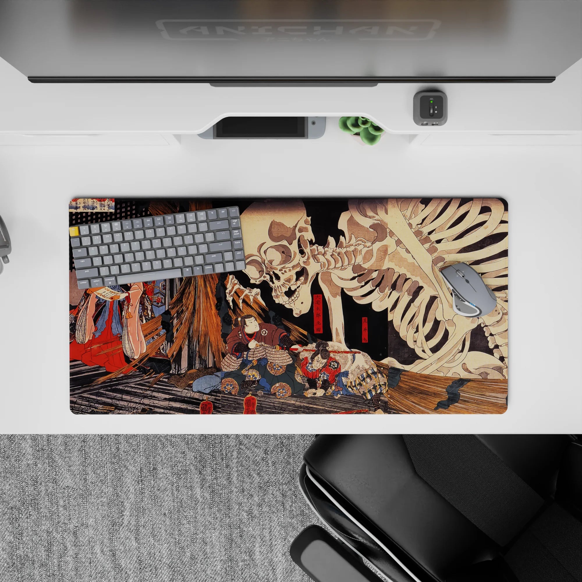 Zen-Japan Deskmat | Mousepad | Deskpad - Yokai Showdown - AniChan