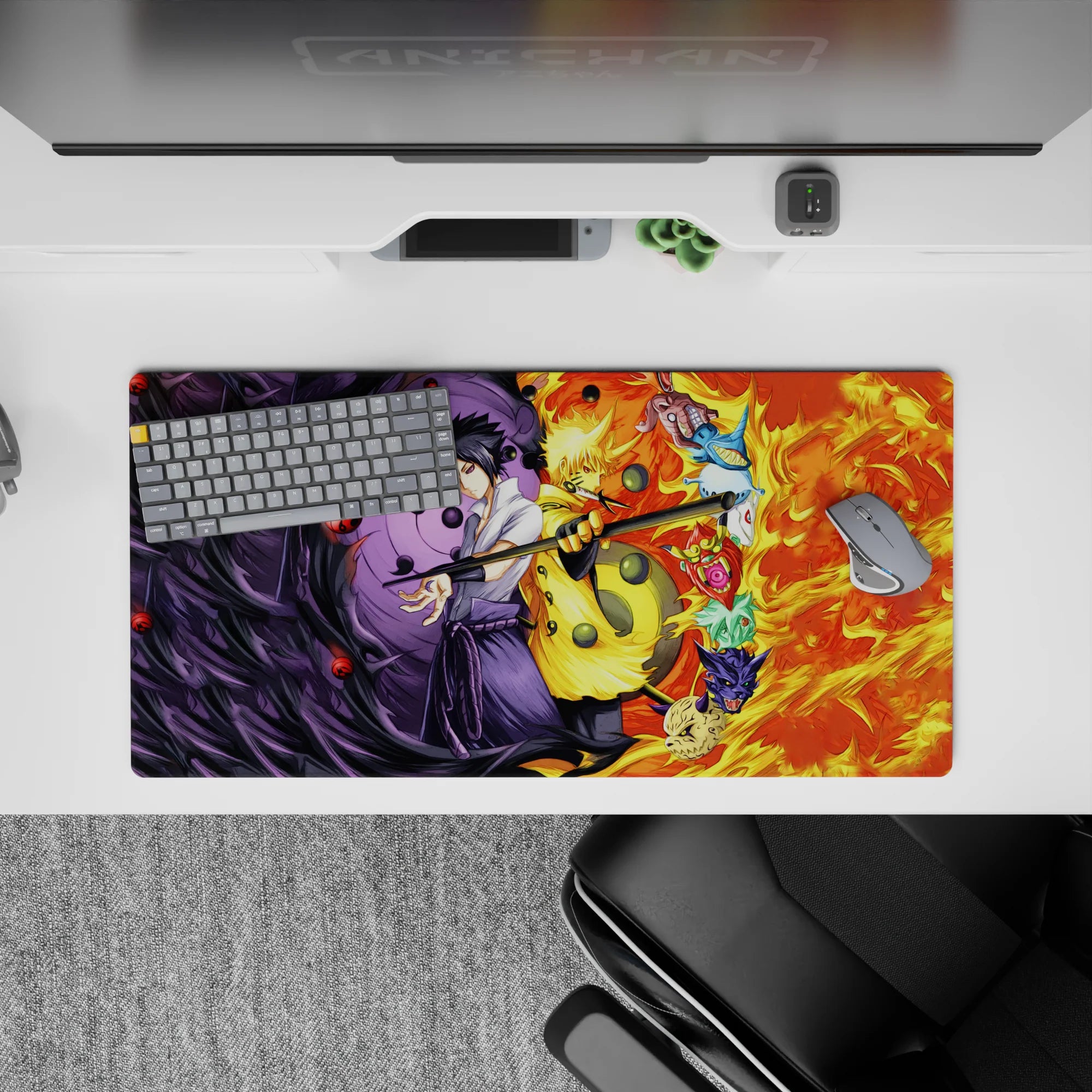 Naruto Deskmat | Mousepad | Deskpad - Eternal Rivals - AniChan