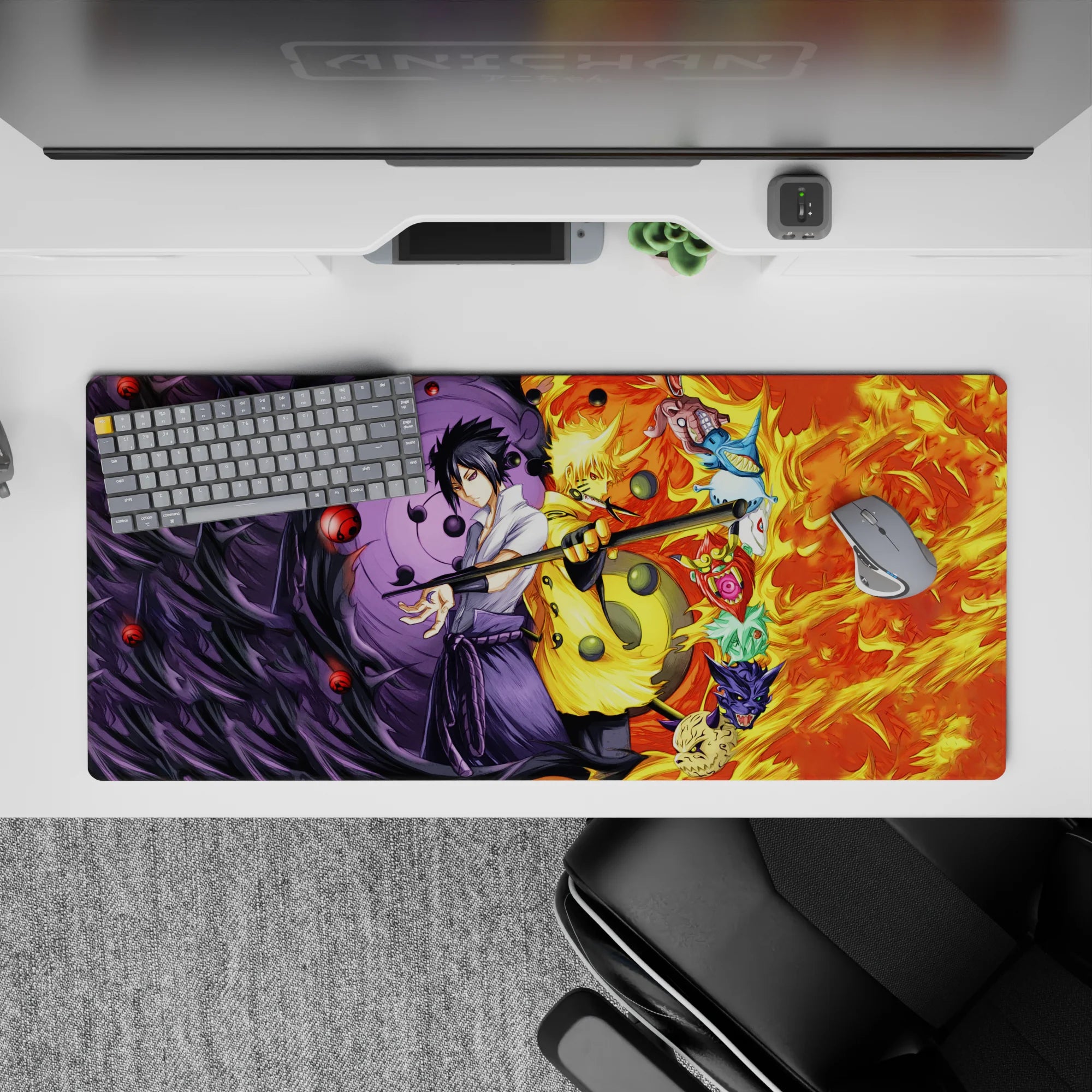 Naruto Deskmat | Mousepad | Deskpad - Eternal Rivals - AniChan