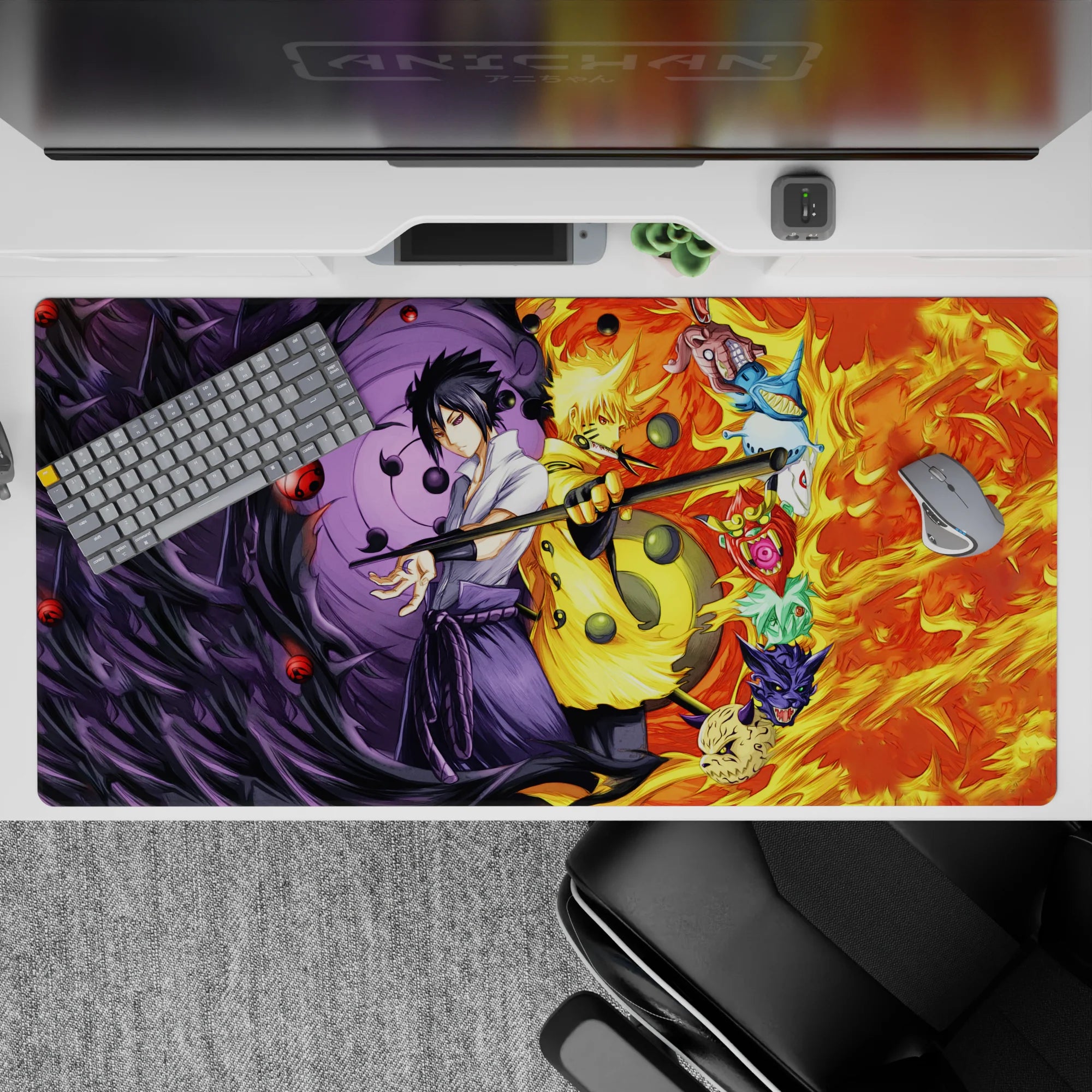 Naruto Deskmat | Mousepad | Deskpad - Eternal Rivals - AniChan