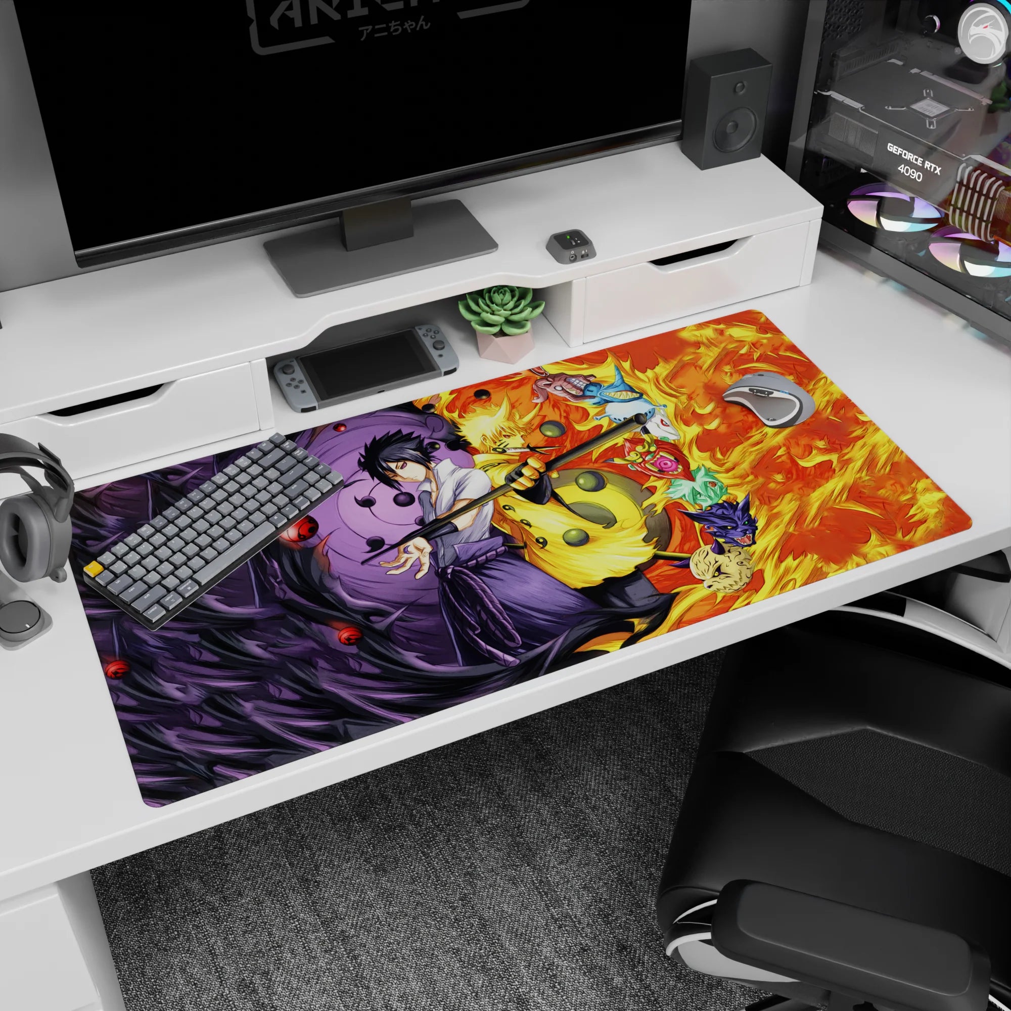 Naruto Deskmat | Mousepad | Deskpad - Eternal Rivals - AniChan