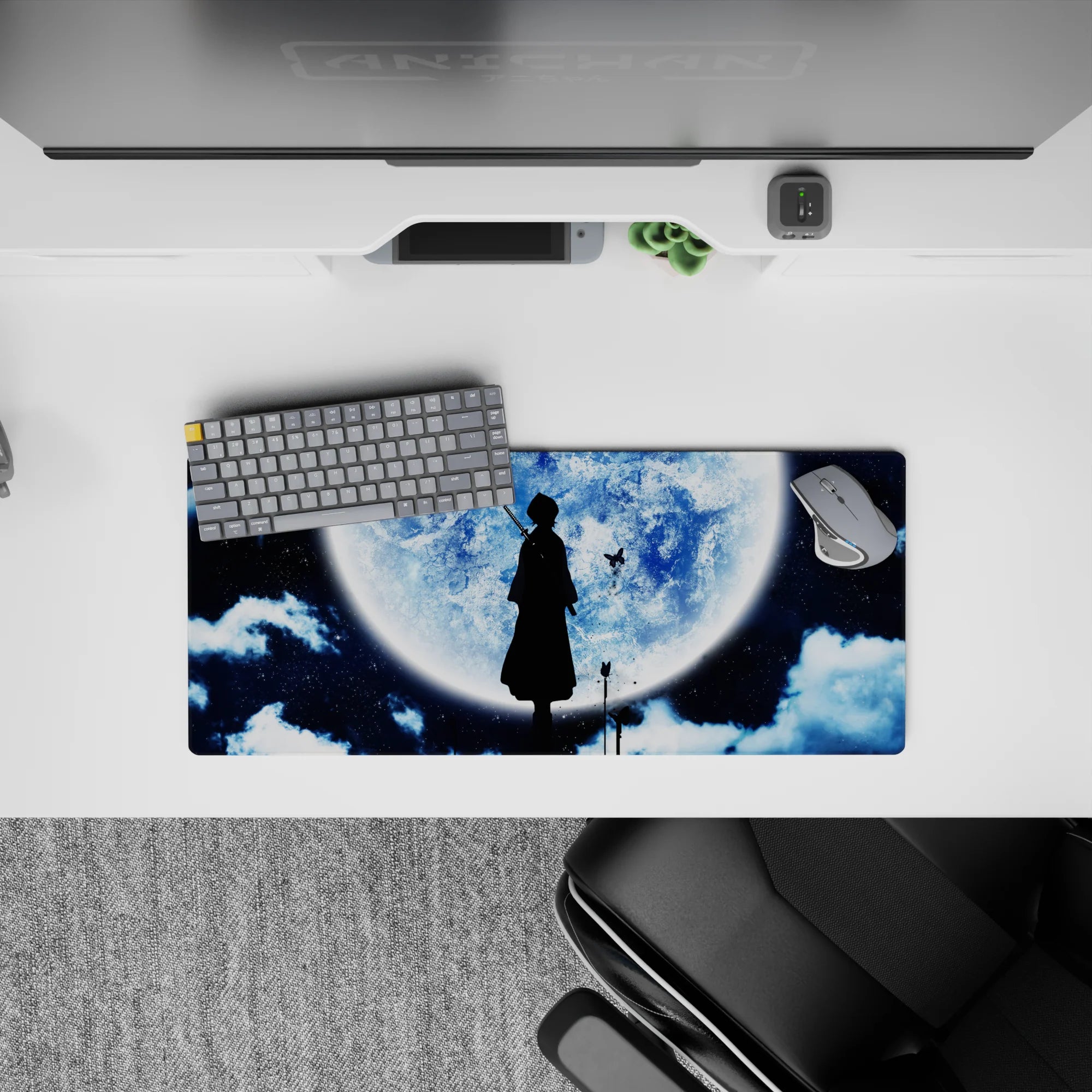 Bleach - Anime Mouse Pad and Desk Pad - Moonlit Reaper - AniChan