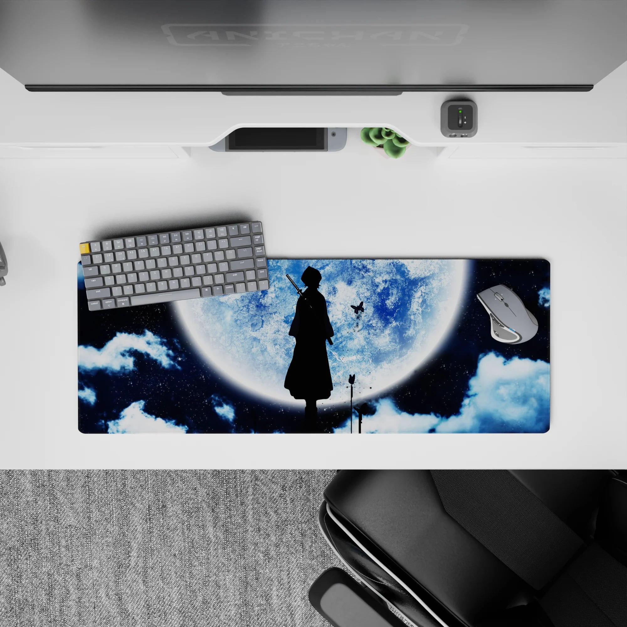 Bleach - Anime Mouse Pad and Desk Pad - Moonlit Reaper - AniChan