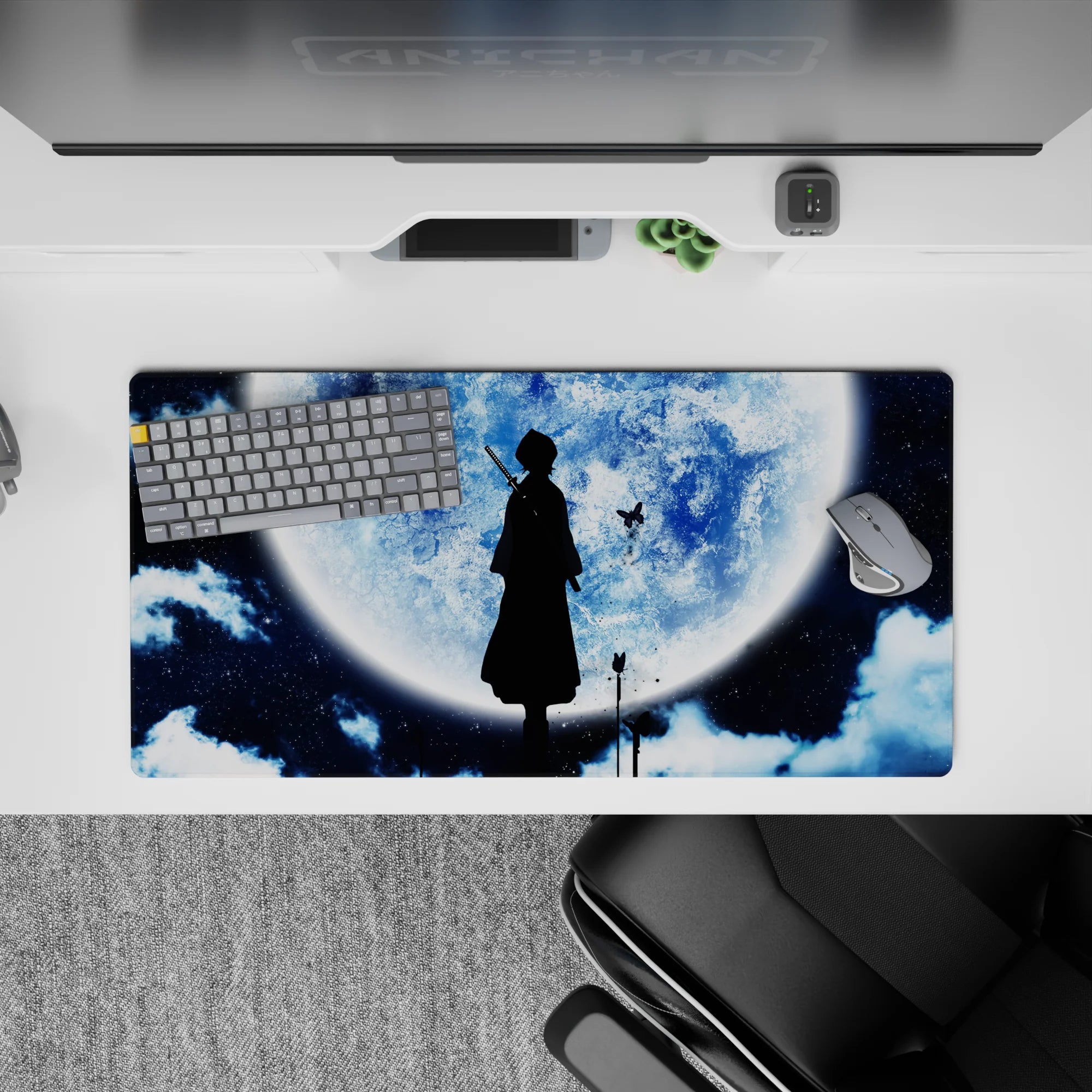 Bleach - Anime Mouse Pad and Desk Pad - Moonlit Reaper - AniChan