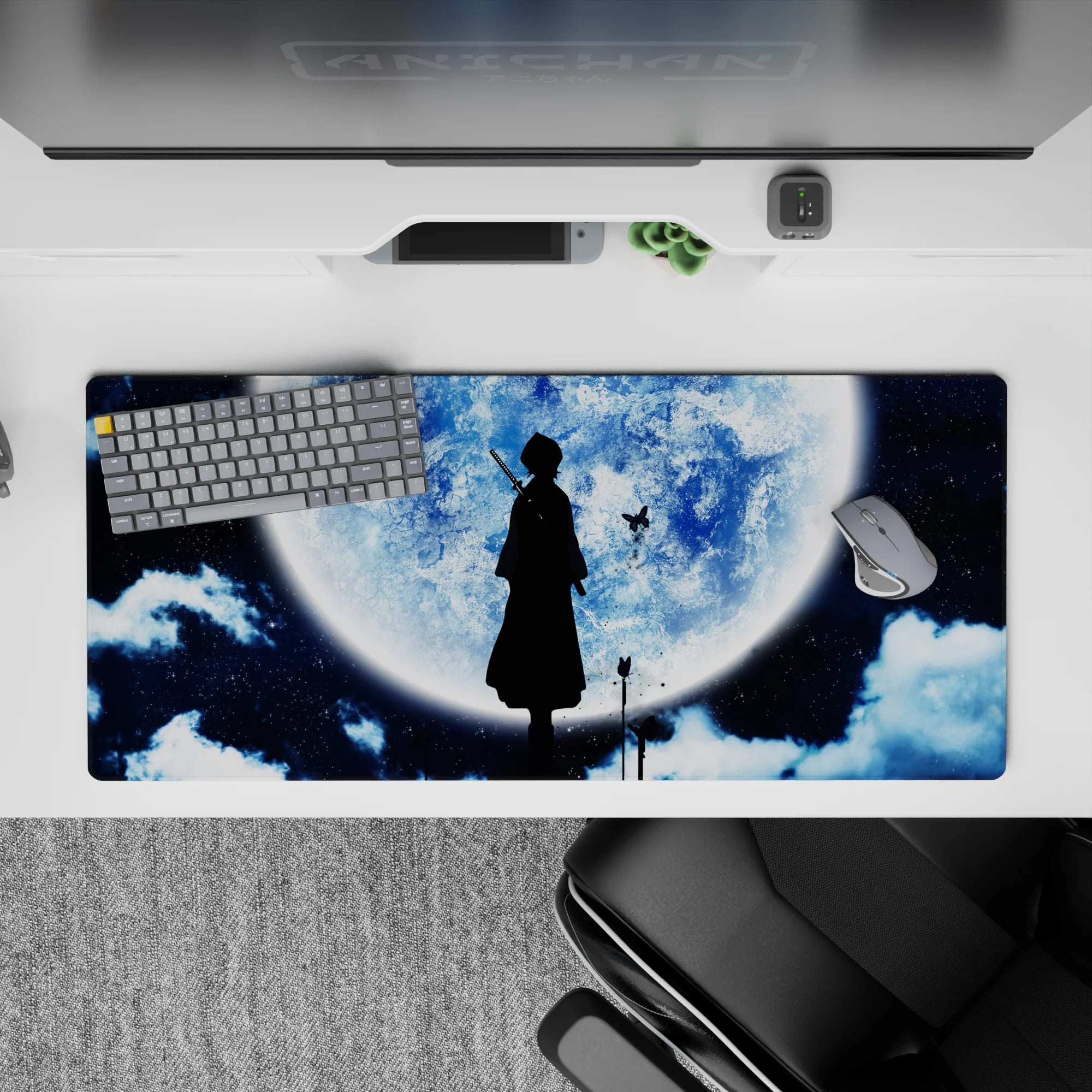 Bleach - Anime Mouse Pad and Desk Pad - Moonlit Reaper - AniChan