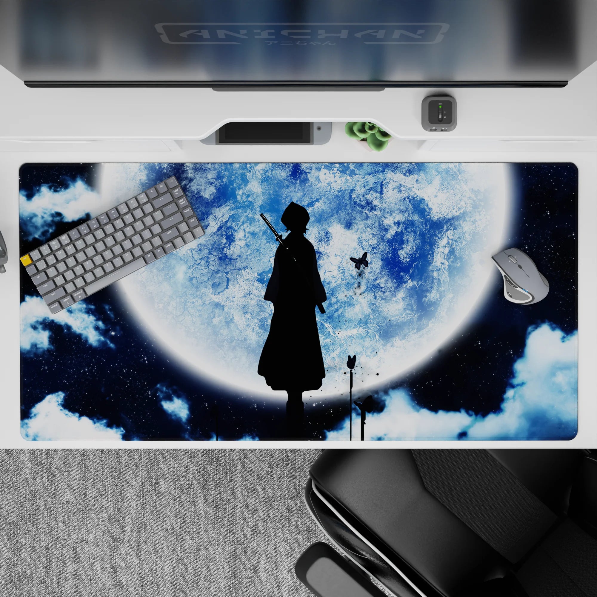 Bleach - Anime Mouse Pad and Desk Pad - Moonlit Reaper - AniChan