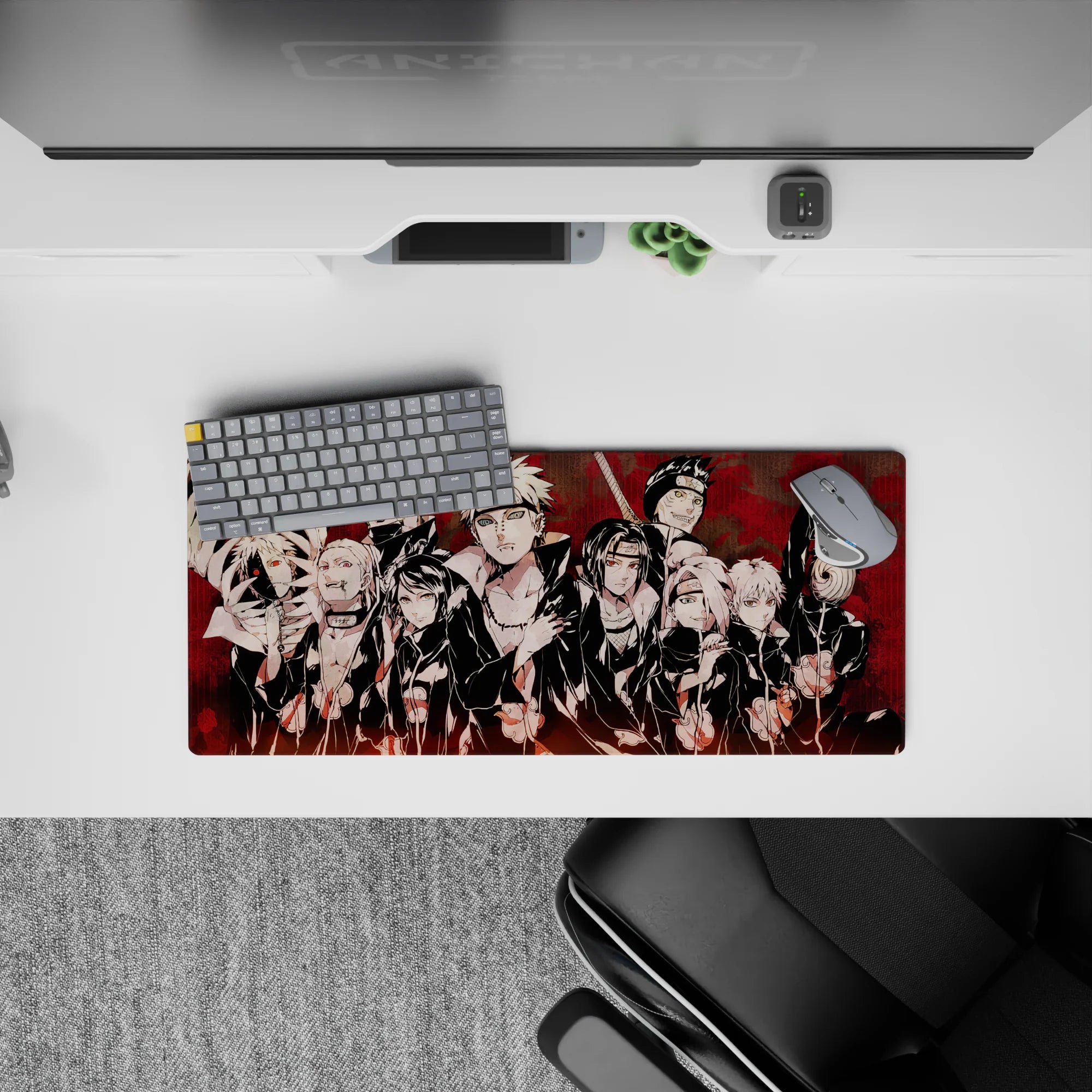 Naruto Deskmat | Mousepad | Deskpad - Akatsuki Alliance - AniChan