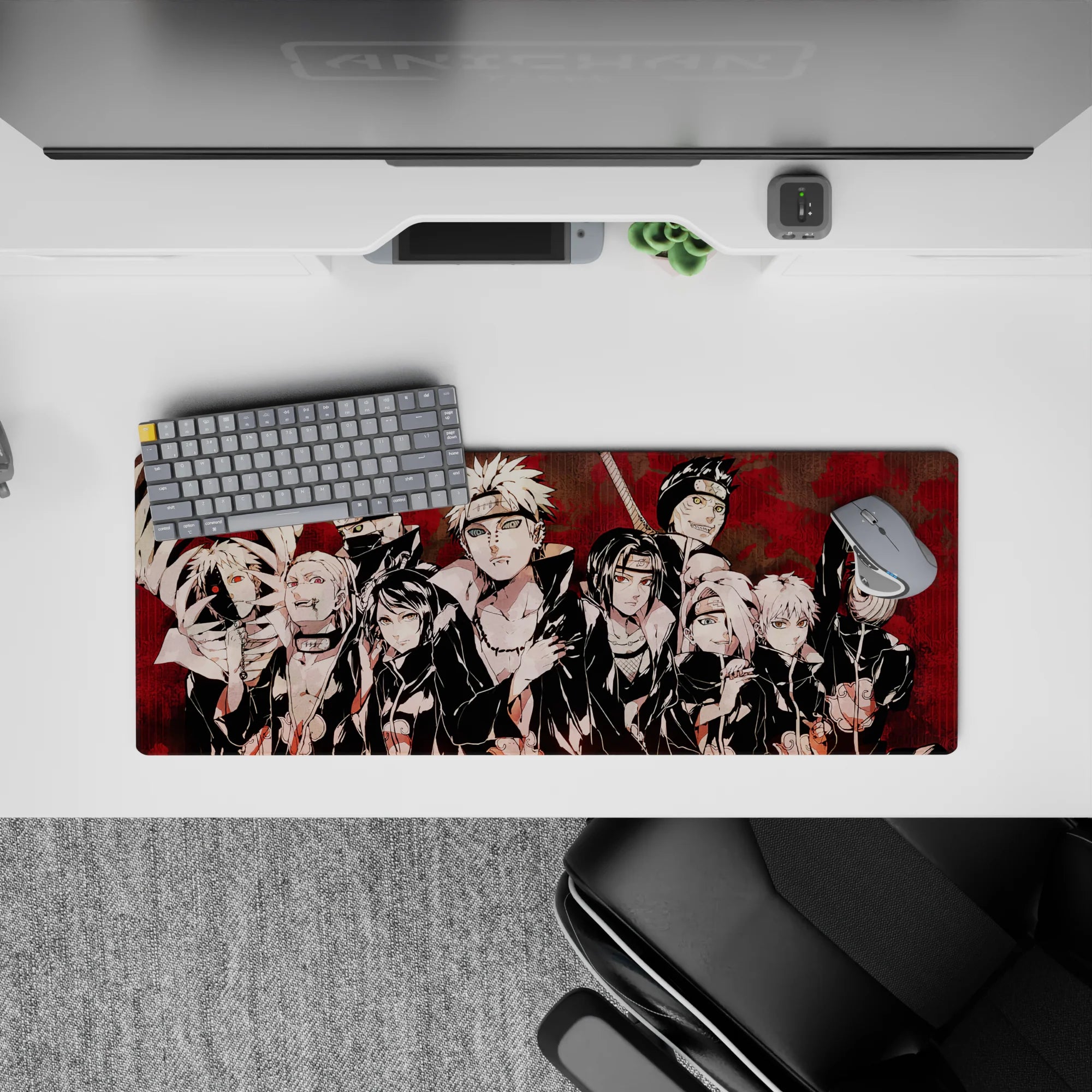 Naruto Deskmat | Mousepad | Deskpad - Akatsuki Alliance - AniChan